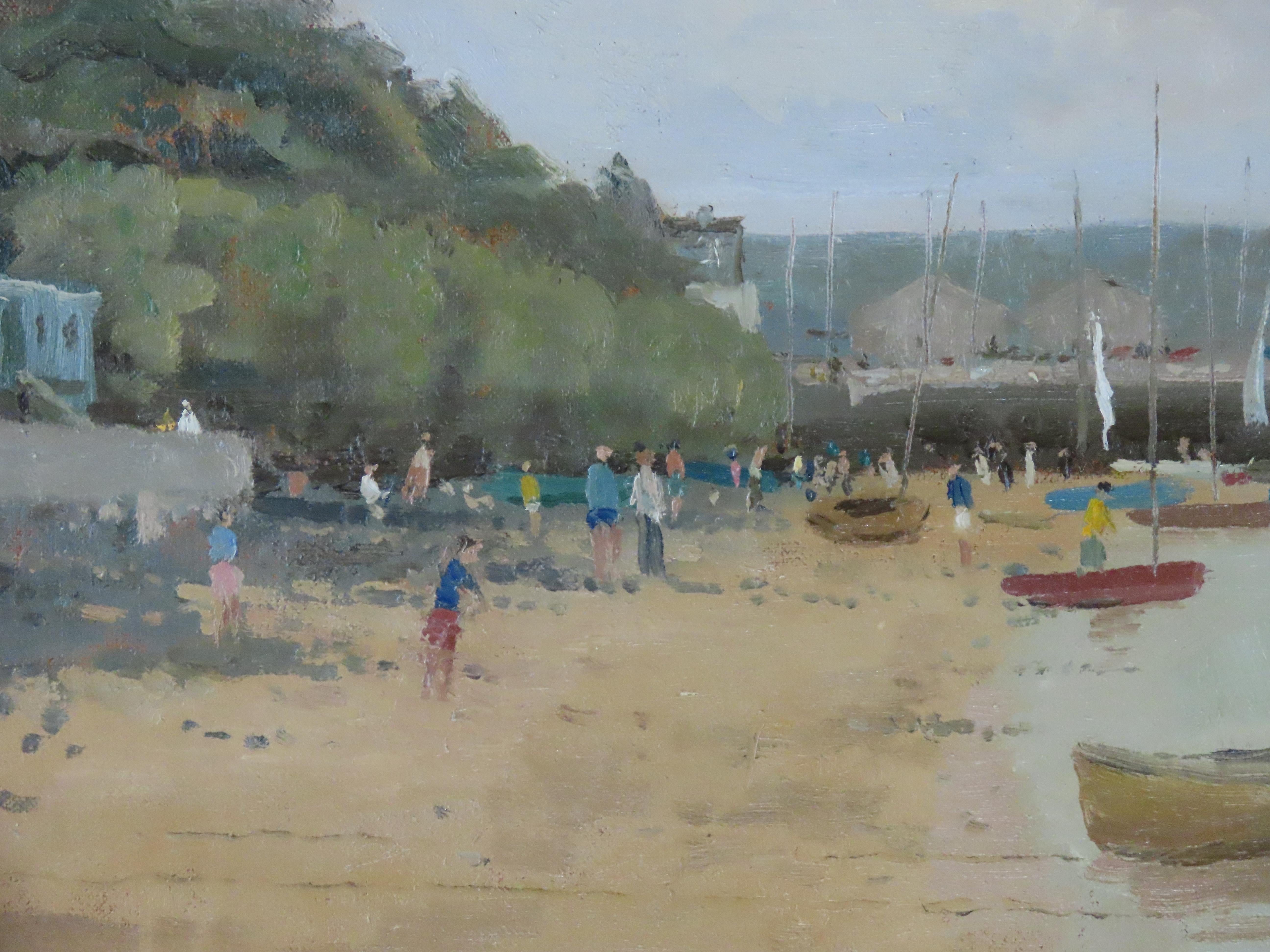 GERALD NORDEN, 1912 - 2000
Gerald van Noorden kam vor dem Krieg nach London und studierte am Royal College of Art. Er lehrte Kunst in Canterbury, Maidstone und Folkstone und stellte regelmäßig in der Royal Academy, der Catto Gallery und der King