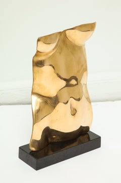 Zeitgenössische  Gold-Torso-Skulptur von Gerald Siciliano