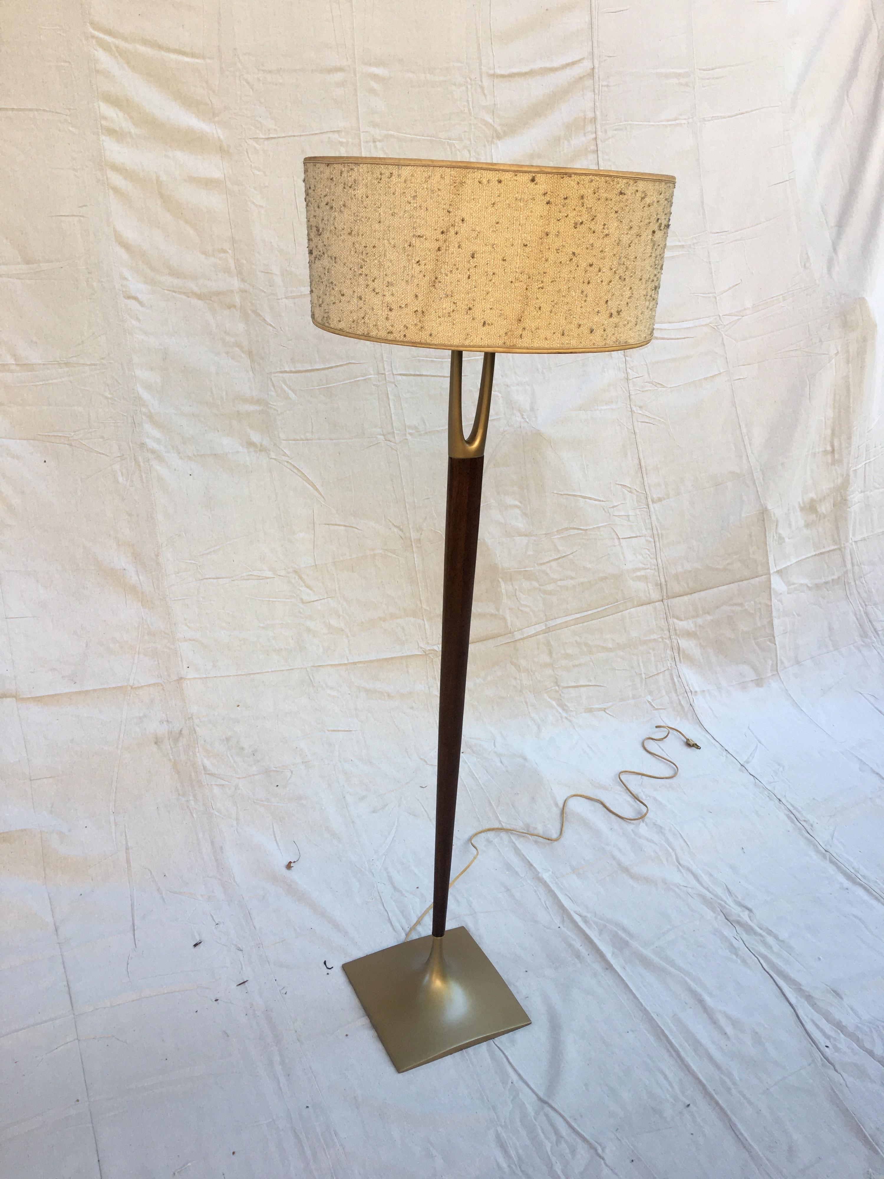  Laurel Lighting Wishbone Floor Lamp In Good Condition In Philadelphia, PA