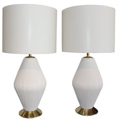 Gerald Thurston for Lightolier, 1950s, Porcelain Lamps