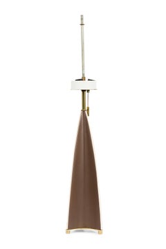 Gerald Thurston for Lightolier American Mid-Century Parabolic Fin Table Lamp