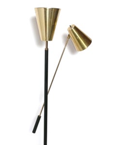 Gerald Thurston for Lightolier Articulated Floor Lamps Mid Century Modern