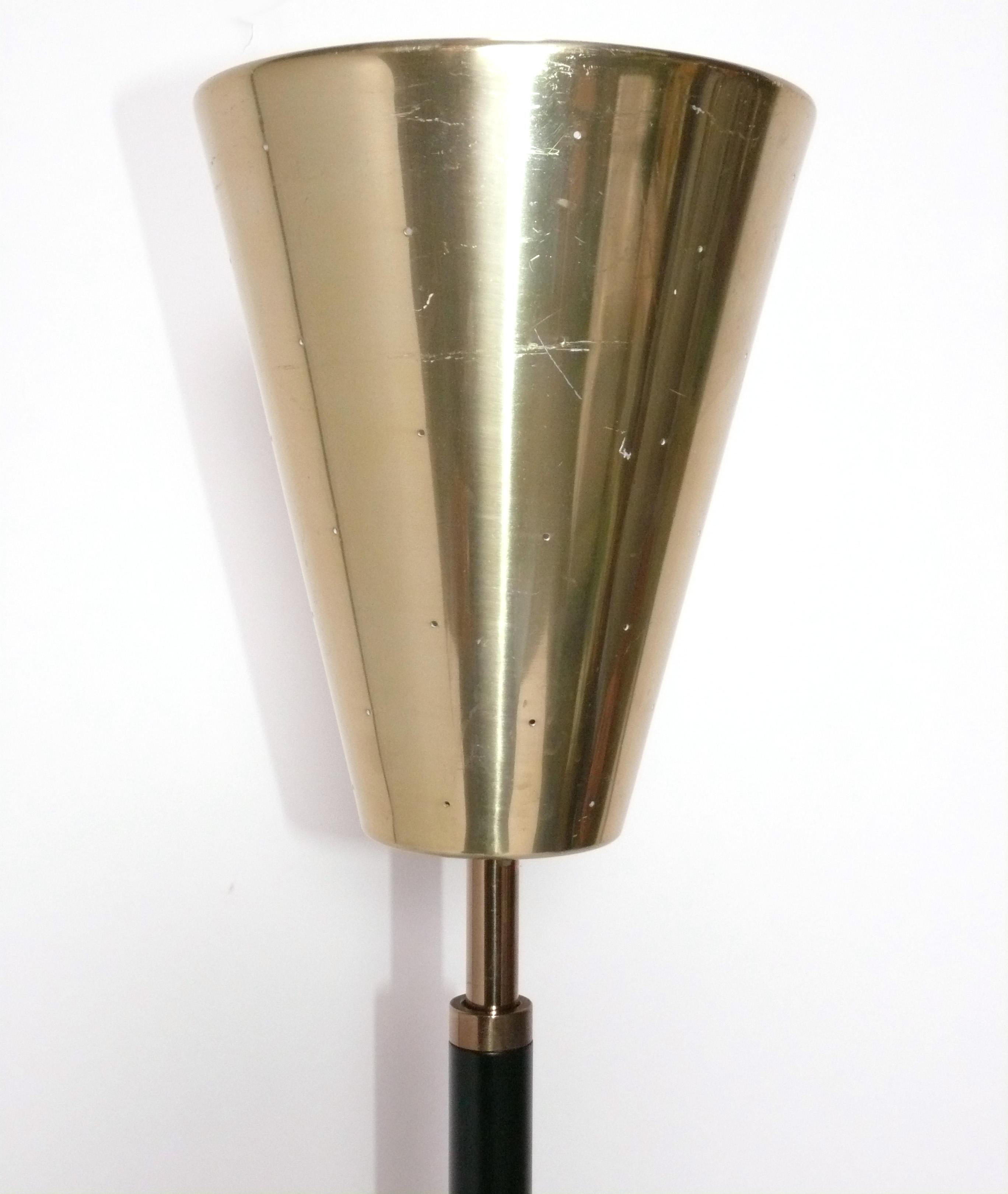 Gerald Thurston para Lightolier Lámparas de pie articuladas Mid Century Modern en Bueno estado para la venta en Atlanta, GA