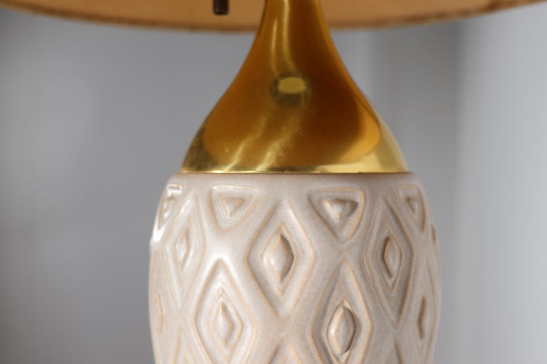 Gerald Thurston for Lightolier Ceramic Table Lamp, ca. 1950/ 1960's For Sale 6