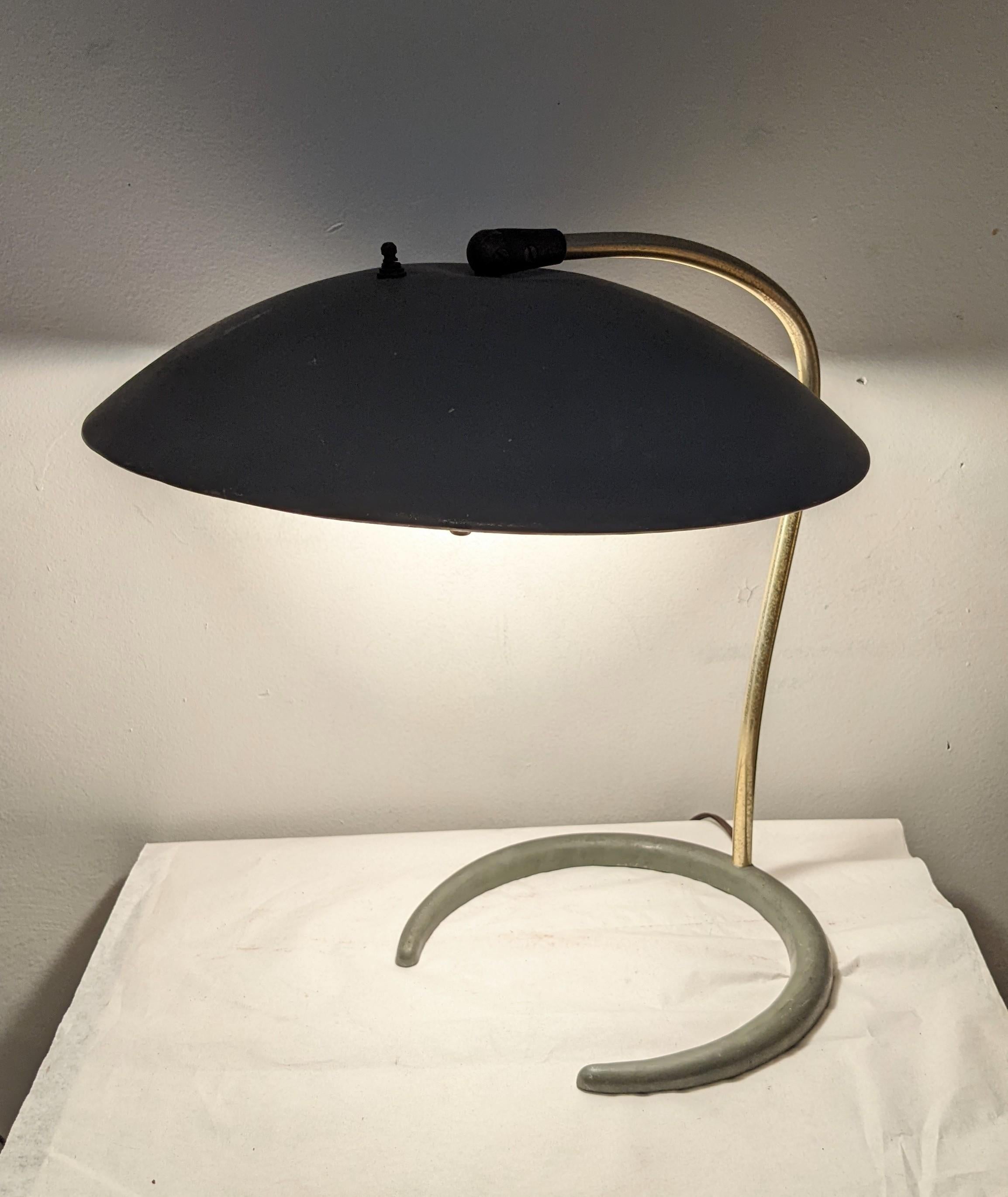 Milieu du XXe siècle Lampe de bureau Gerald Thurston pour Lightolier en vente