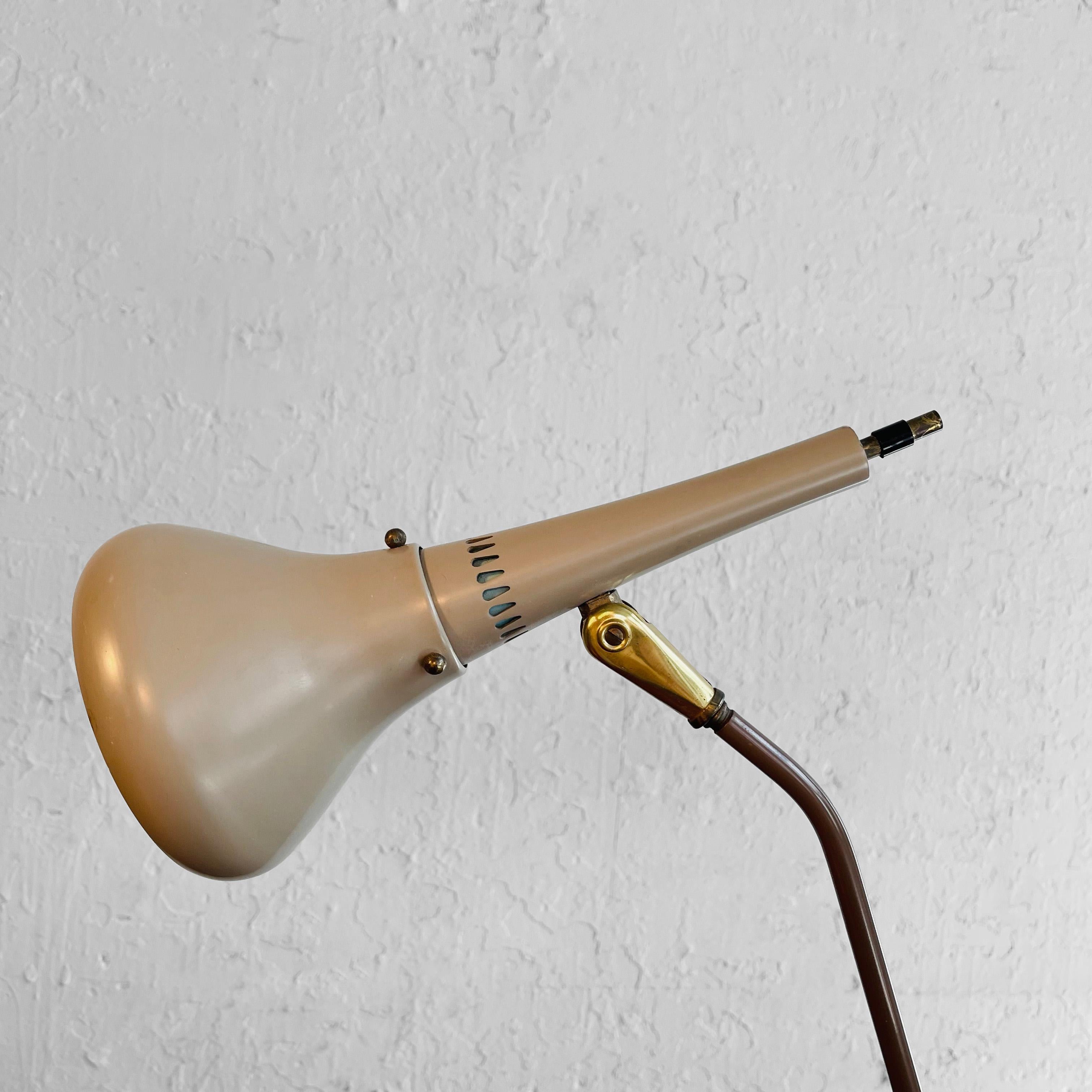 Gerald Thurston for Lightolier Double Desk Lamp For Sale 5