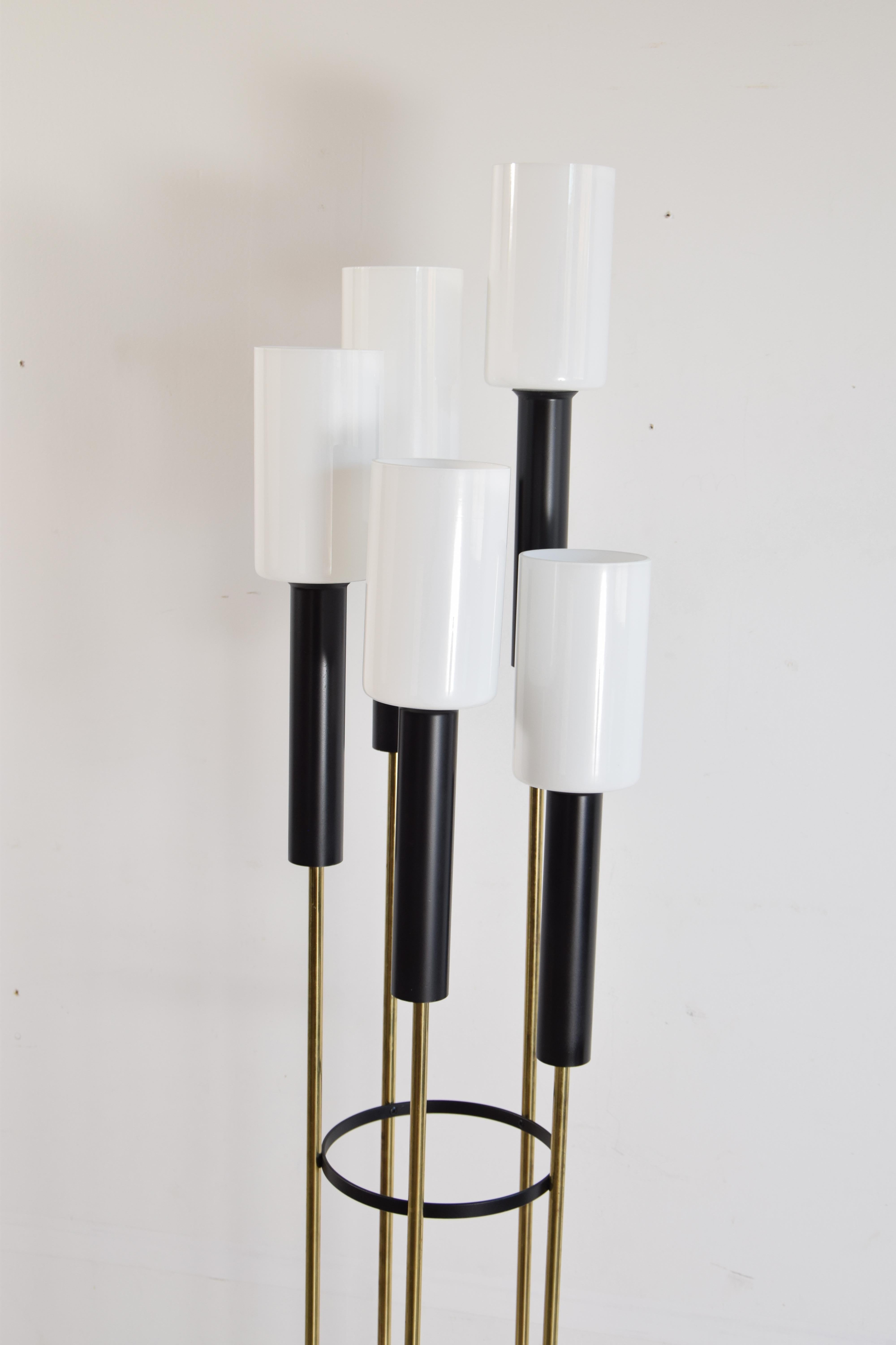 20th Century Gerald Thurston for Lightolier Floor Lamp For Sale