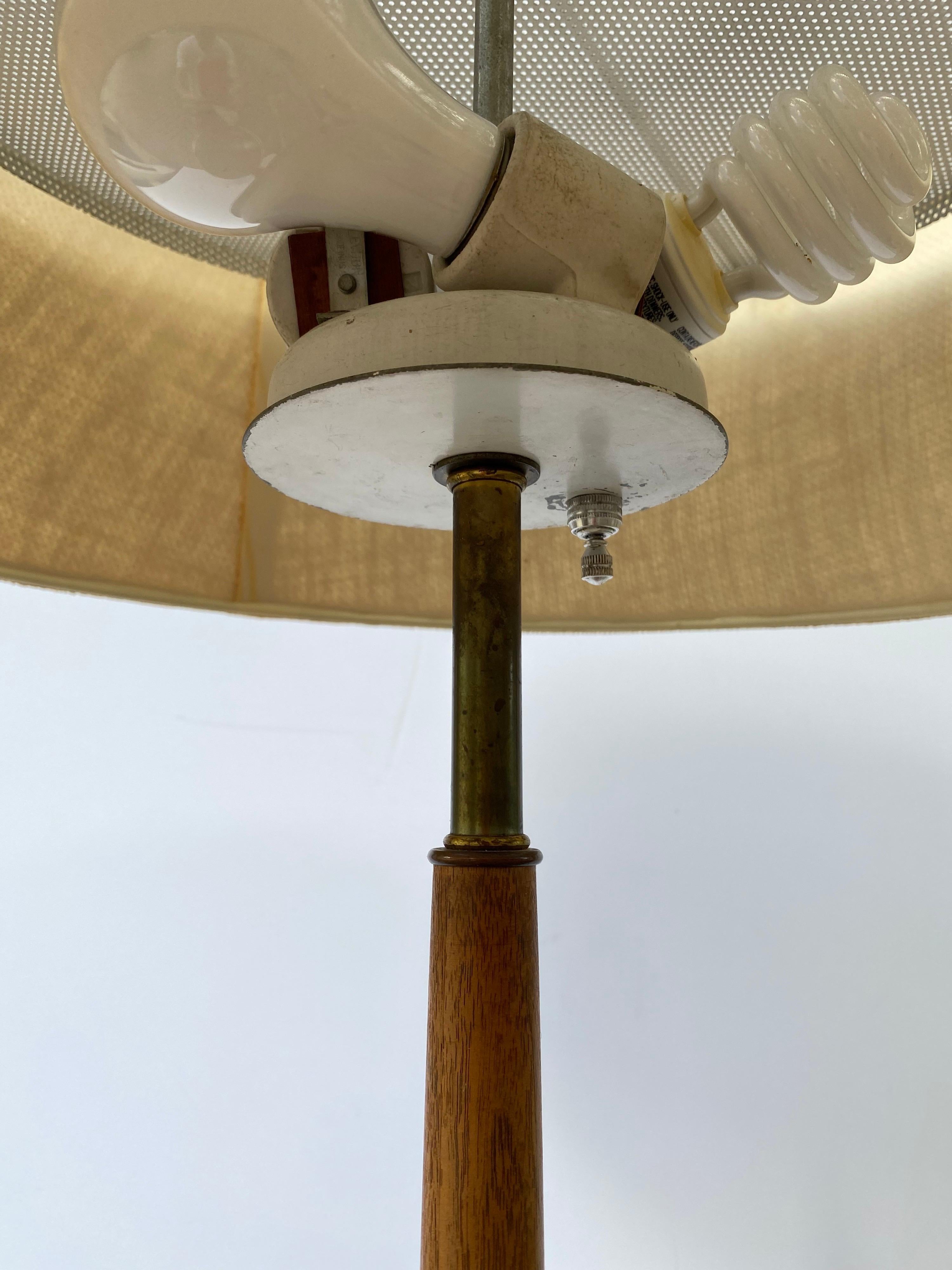 Mid-Century Modern Gerald Thurston for Lightolier Table/ Floor Lamp