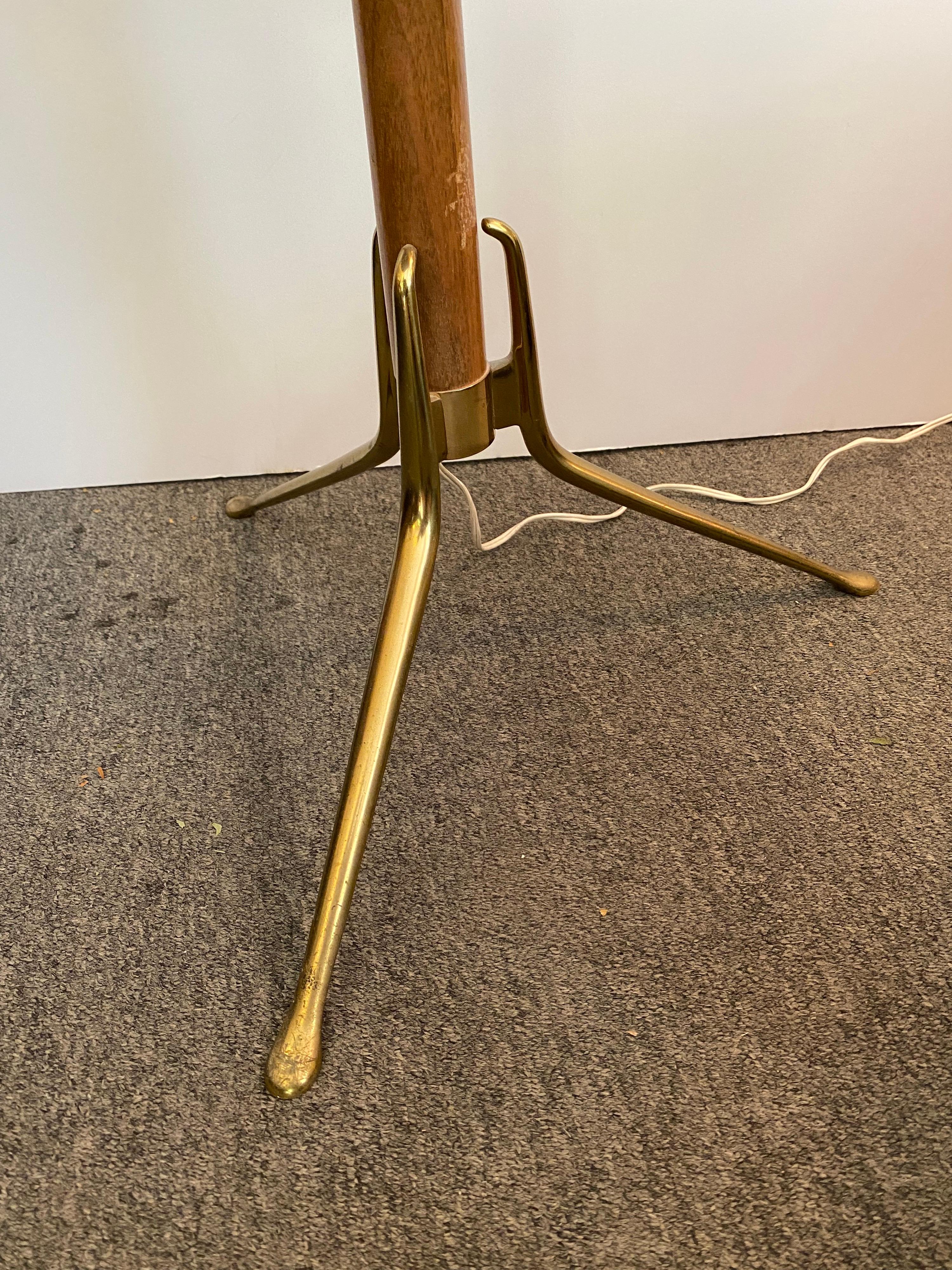 Brass Gerald Thurston for Lightolier Table/ Floor Lamp