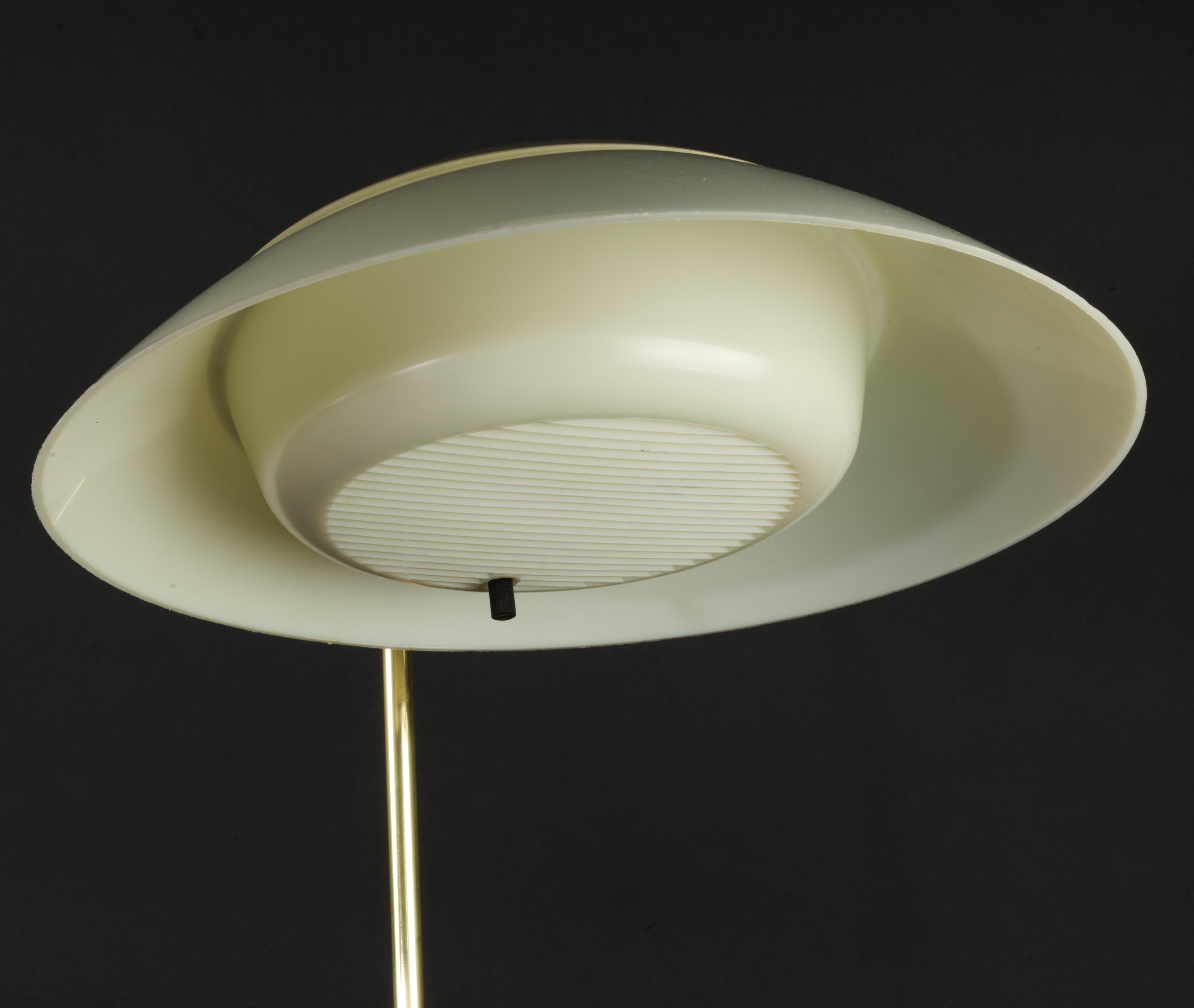 Gerald Thurston for Lightolier Taupe Cap, Restored For Sale 2
