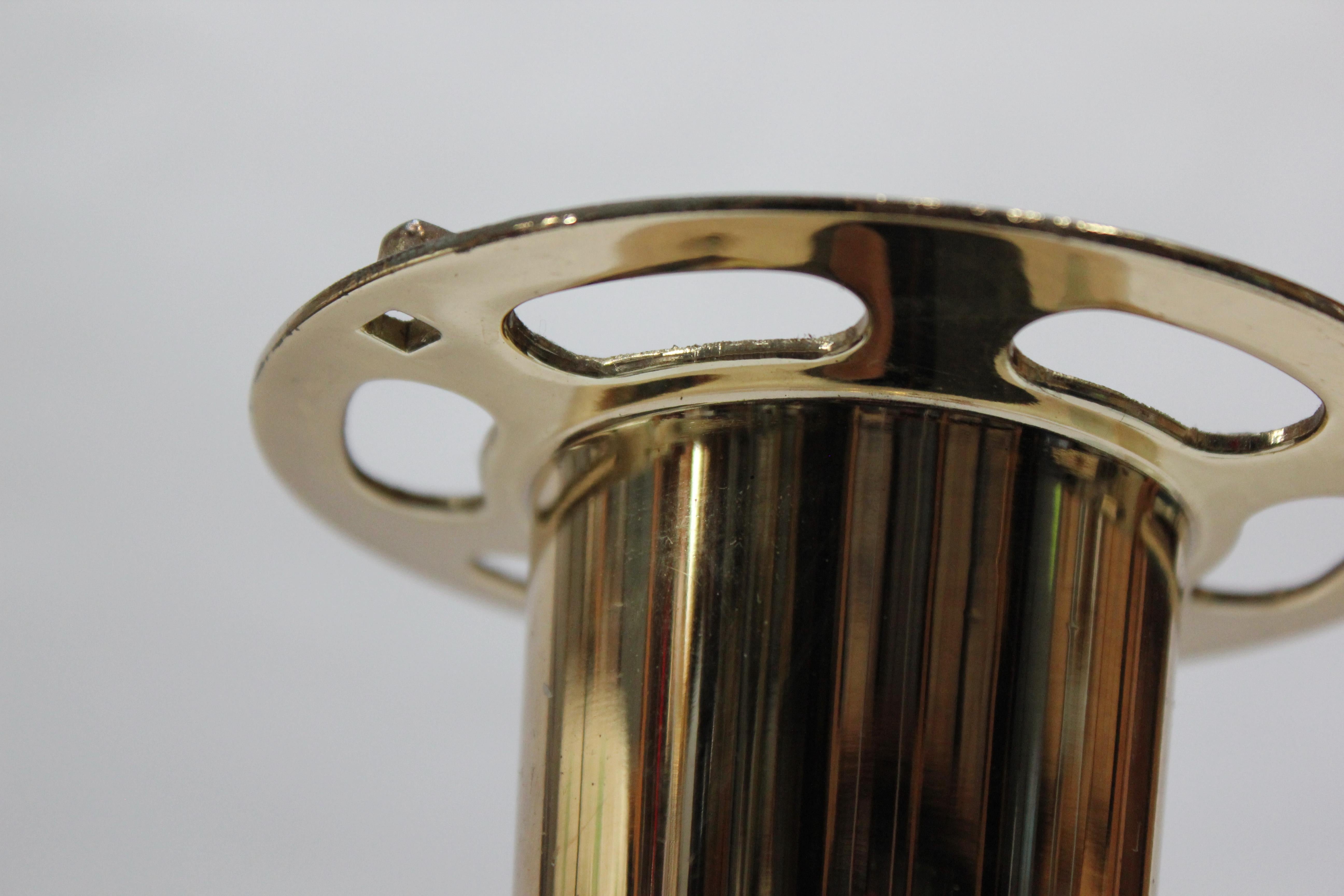 Gerald Thurston for Lightolier Walnut and Brass Table Lamp 11