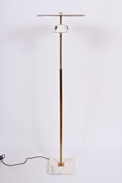 Gerald Thurston for Stiffel Marble and Brass Floor Lamp, 1960s