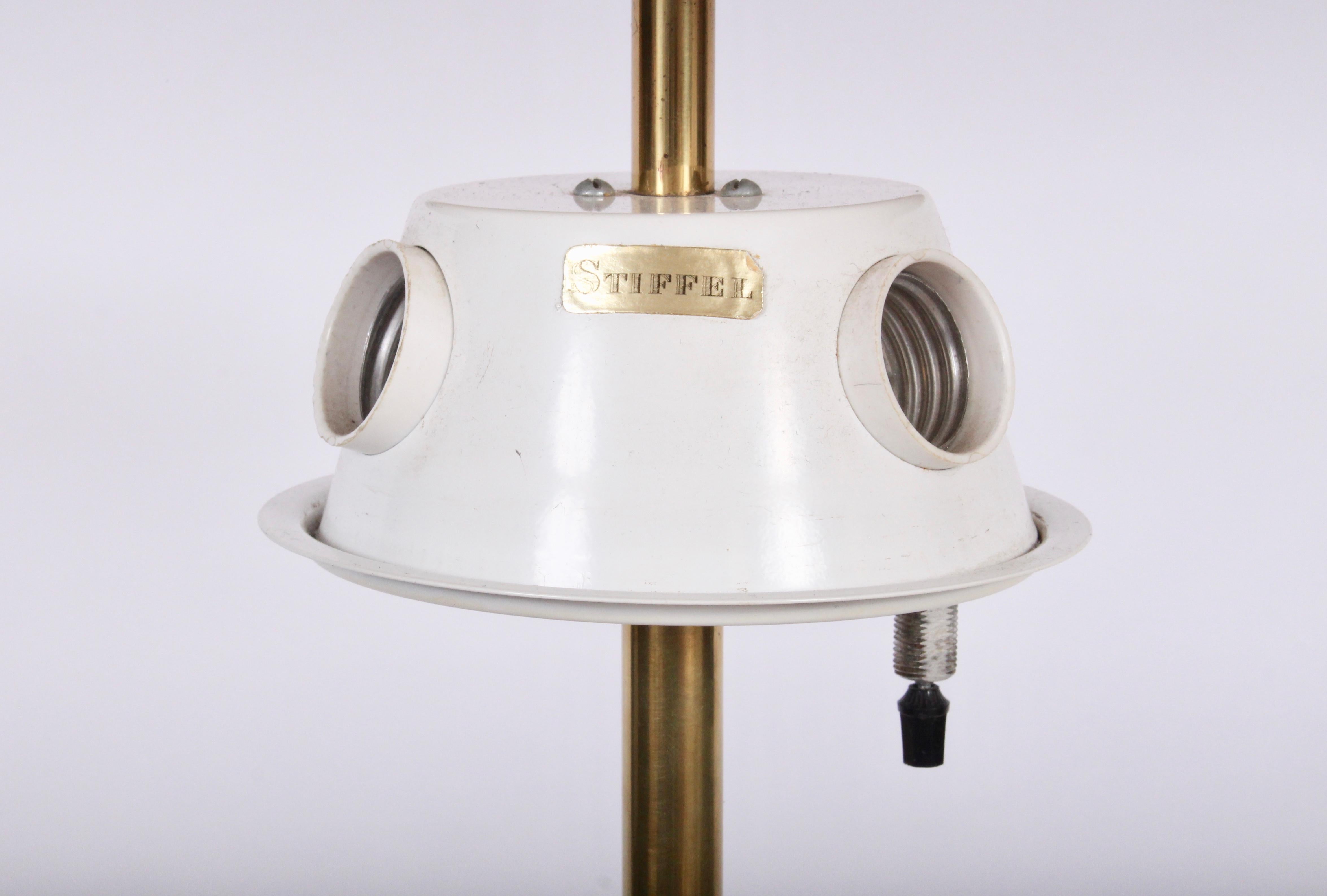 stiffel brass floor lamp