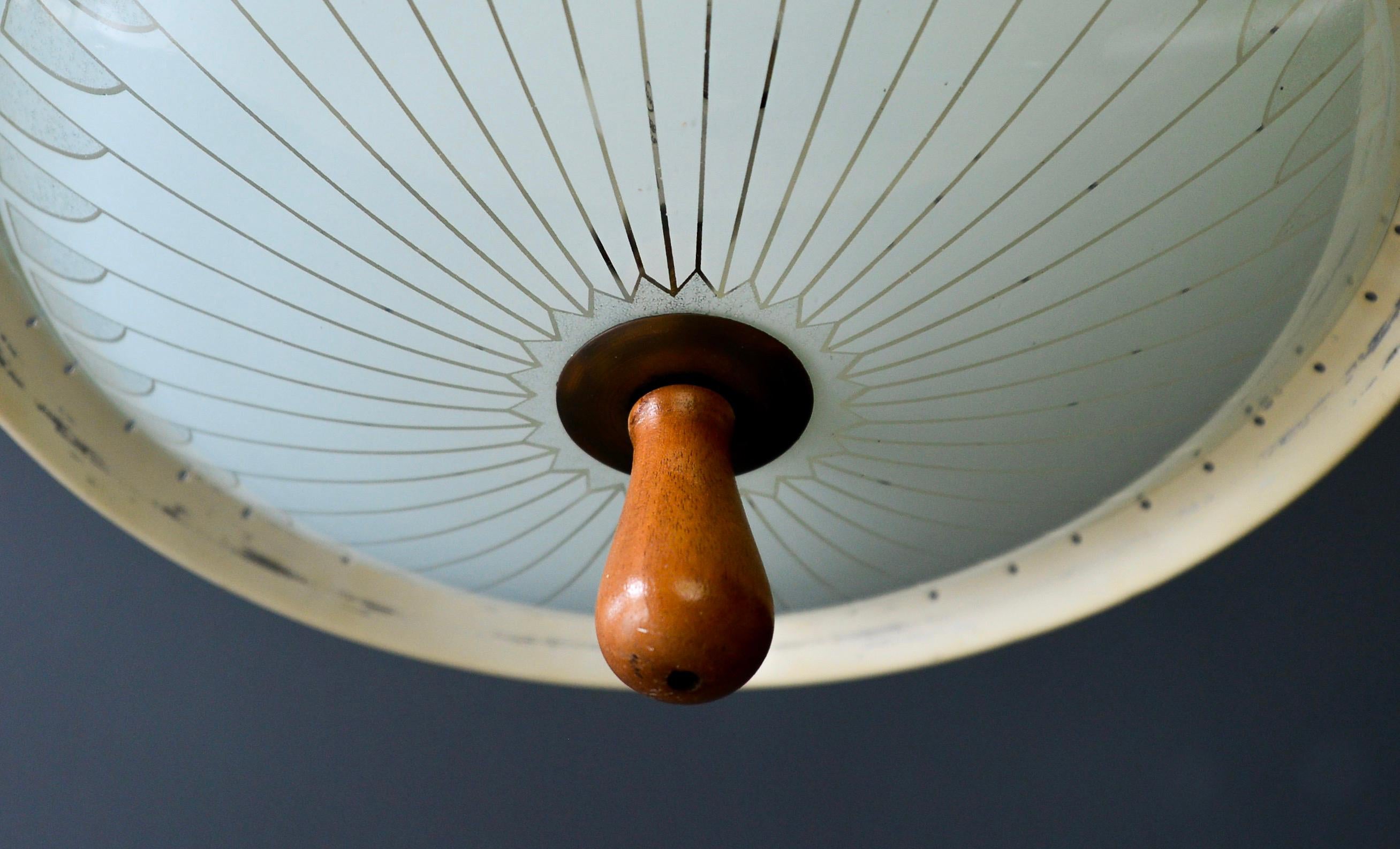 20ième siècle Lampe Gerald Thurston en vente