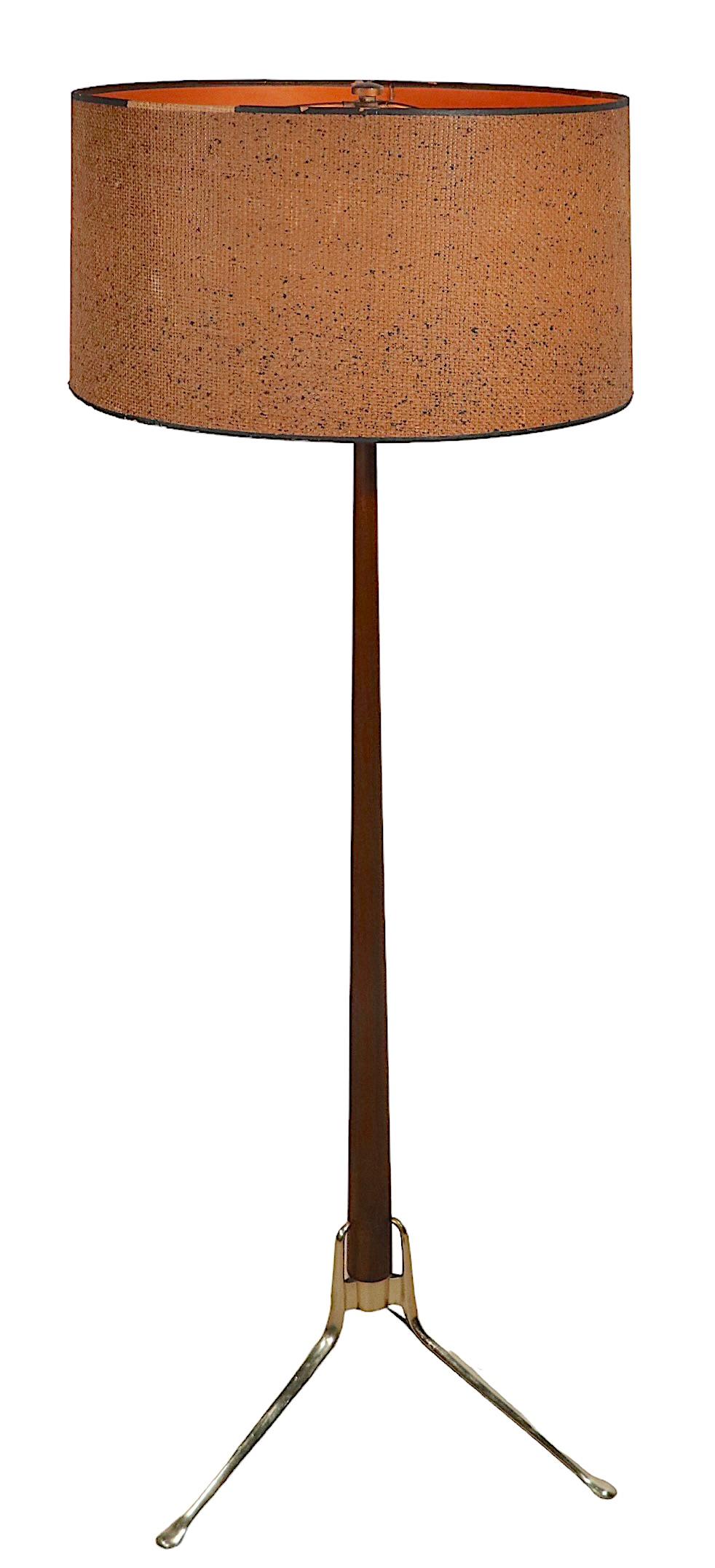 Gerald Thurston Lightolier Floor Lamp For Sale 1