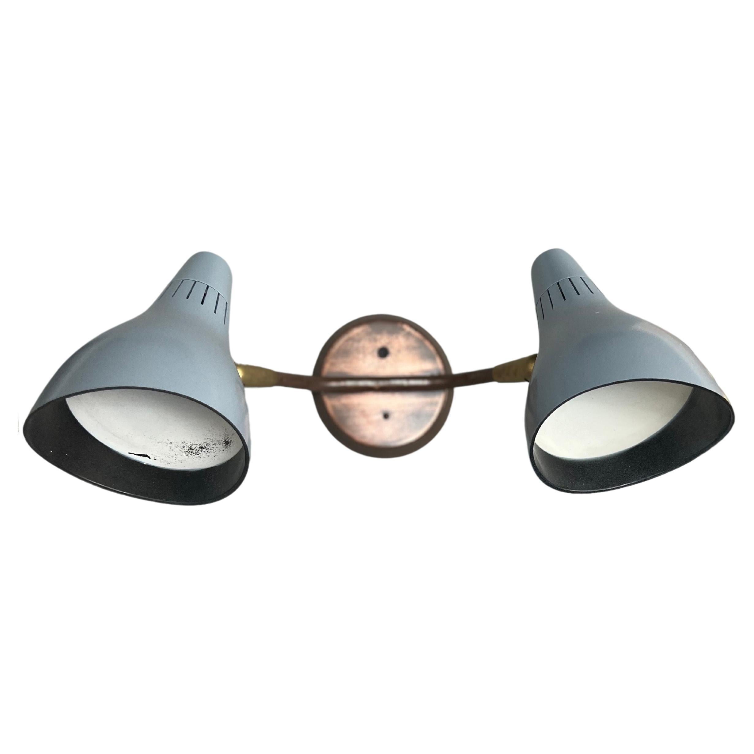 Gerald Thurston Lightolier Wall Sconce Lamp For Sale