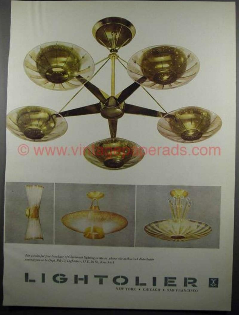 Gerald Thurston Mid Century Modern Claremont Glass Pendant Light for Lightolier 6