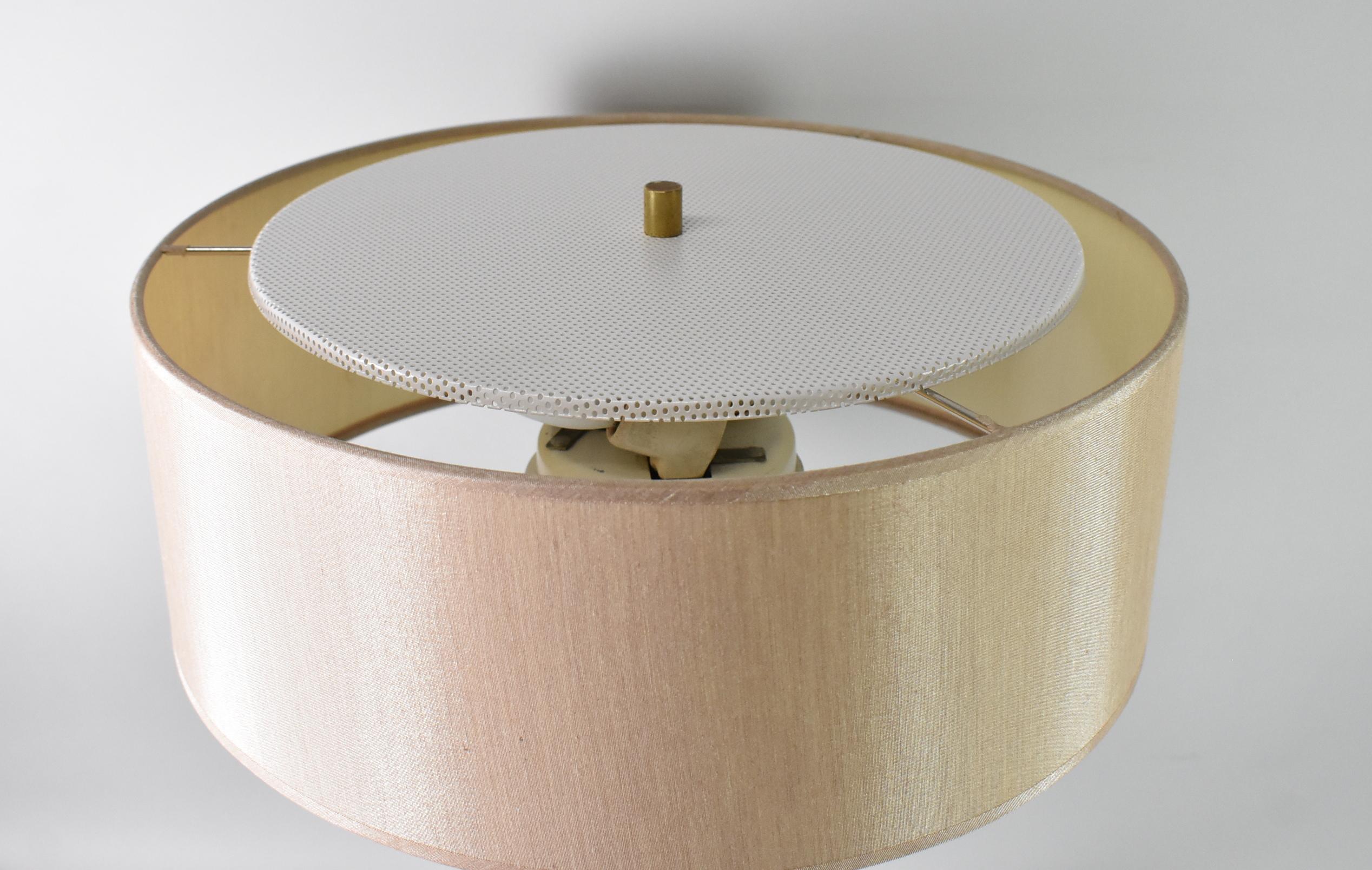 Brass Gerald Thurston Mid-Century Modern Tripod Table Lamp For Sale