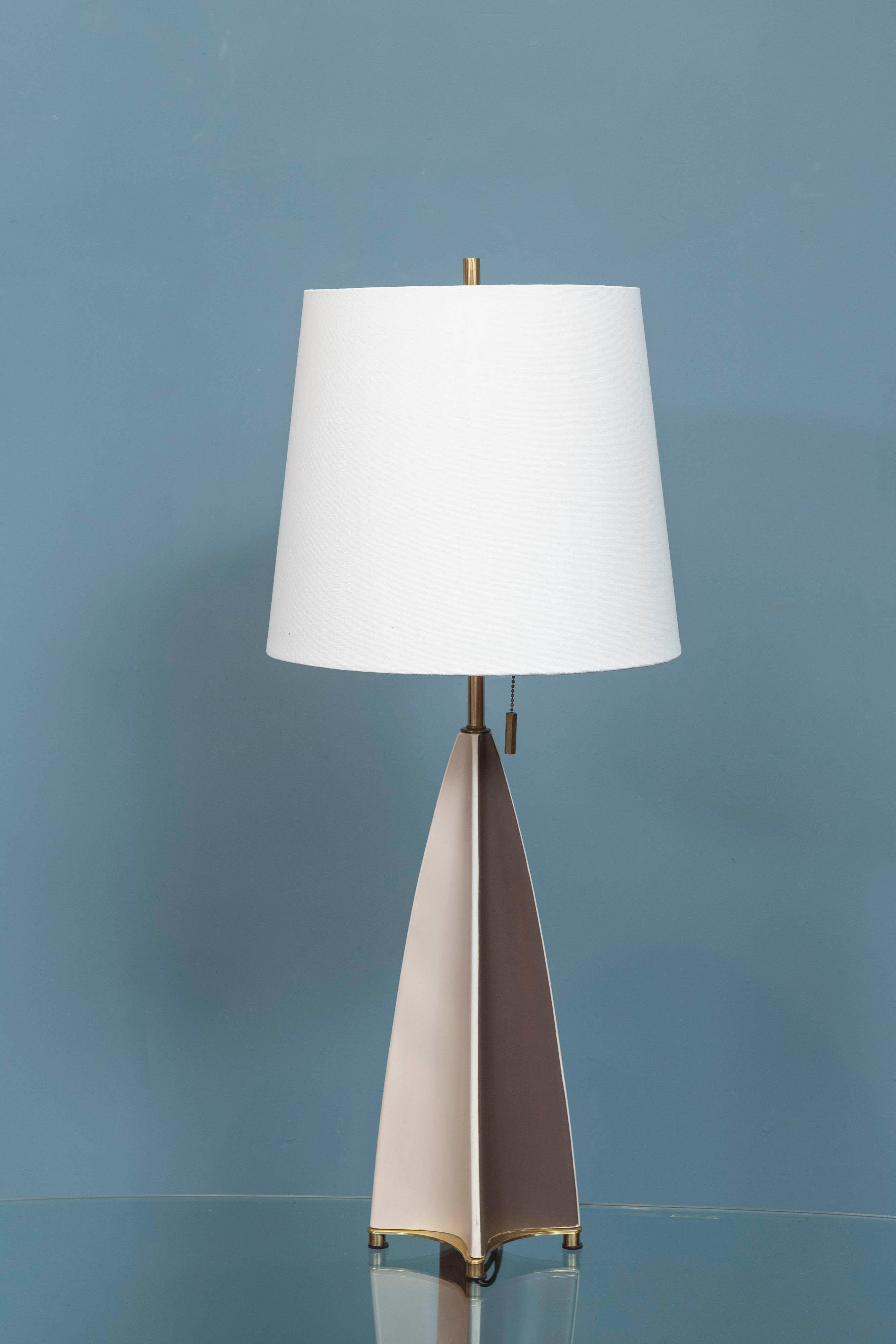 Mid-Century Modern Lampe à finition parabolique Gerald Thurston pour Lightolier en vente