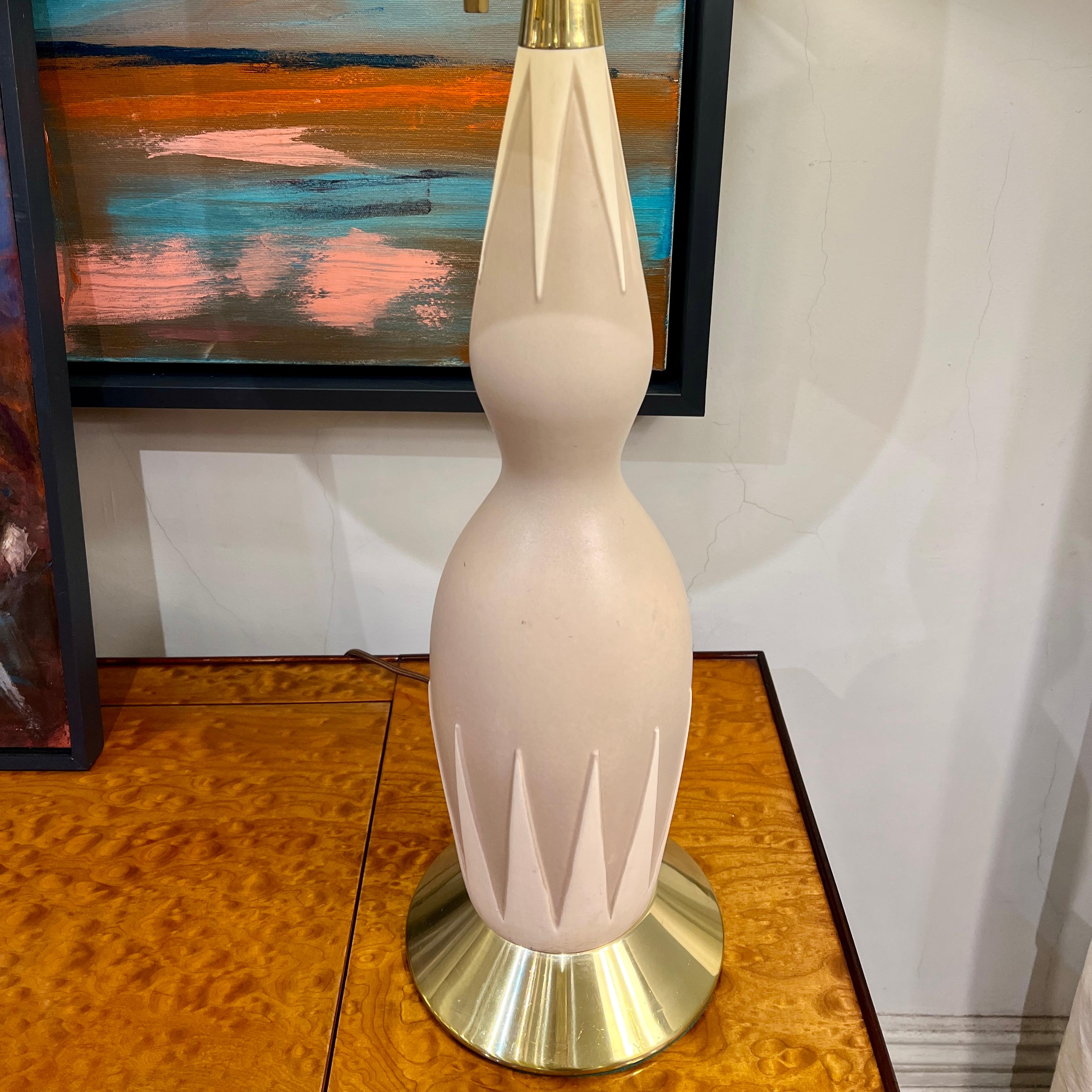 Mid-Century Modern Lampe de table simple Gerald Thurston en vente
