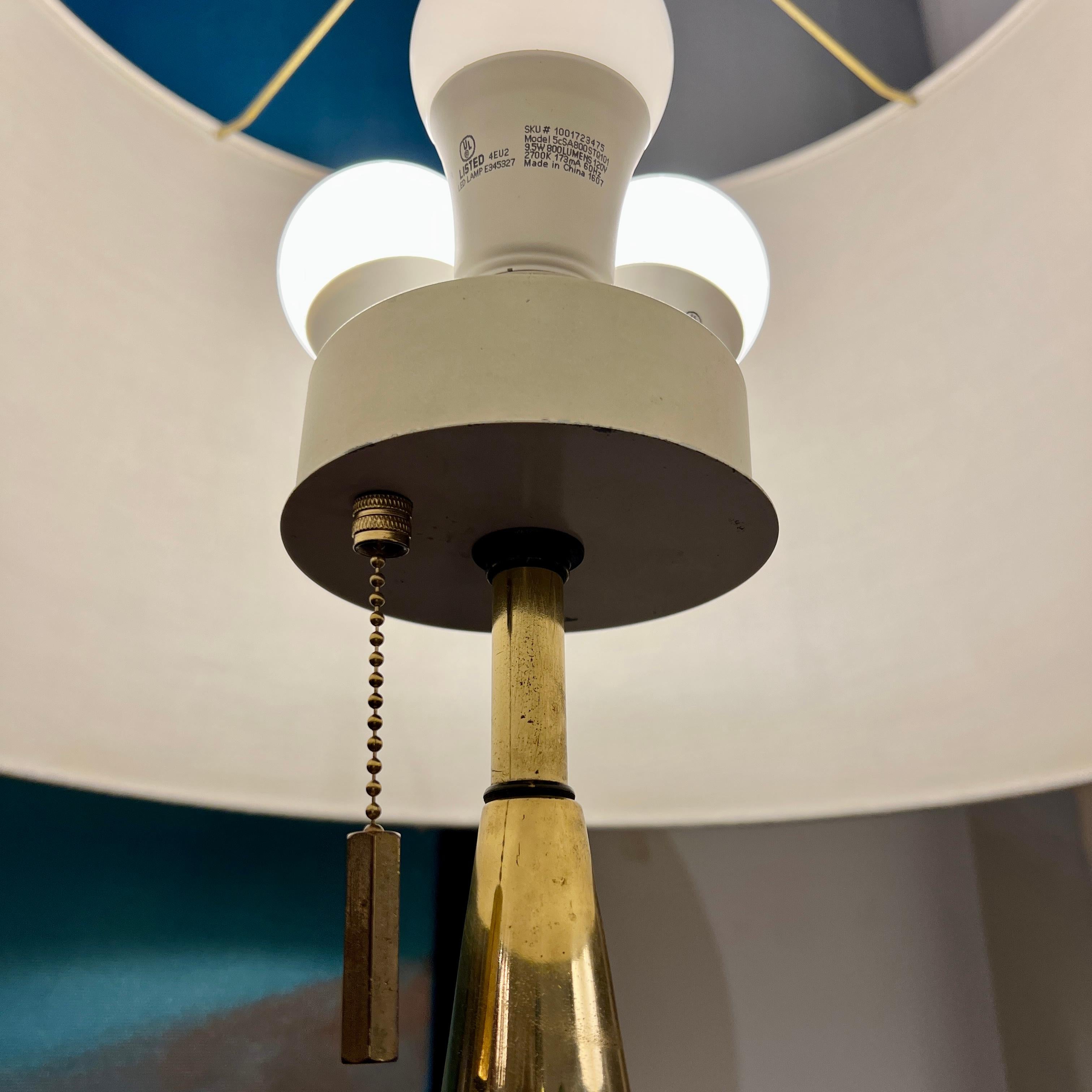 Milieu du XXe siècle Lampe de table simple Gerald Thurston en vente