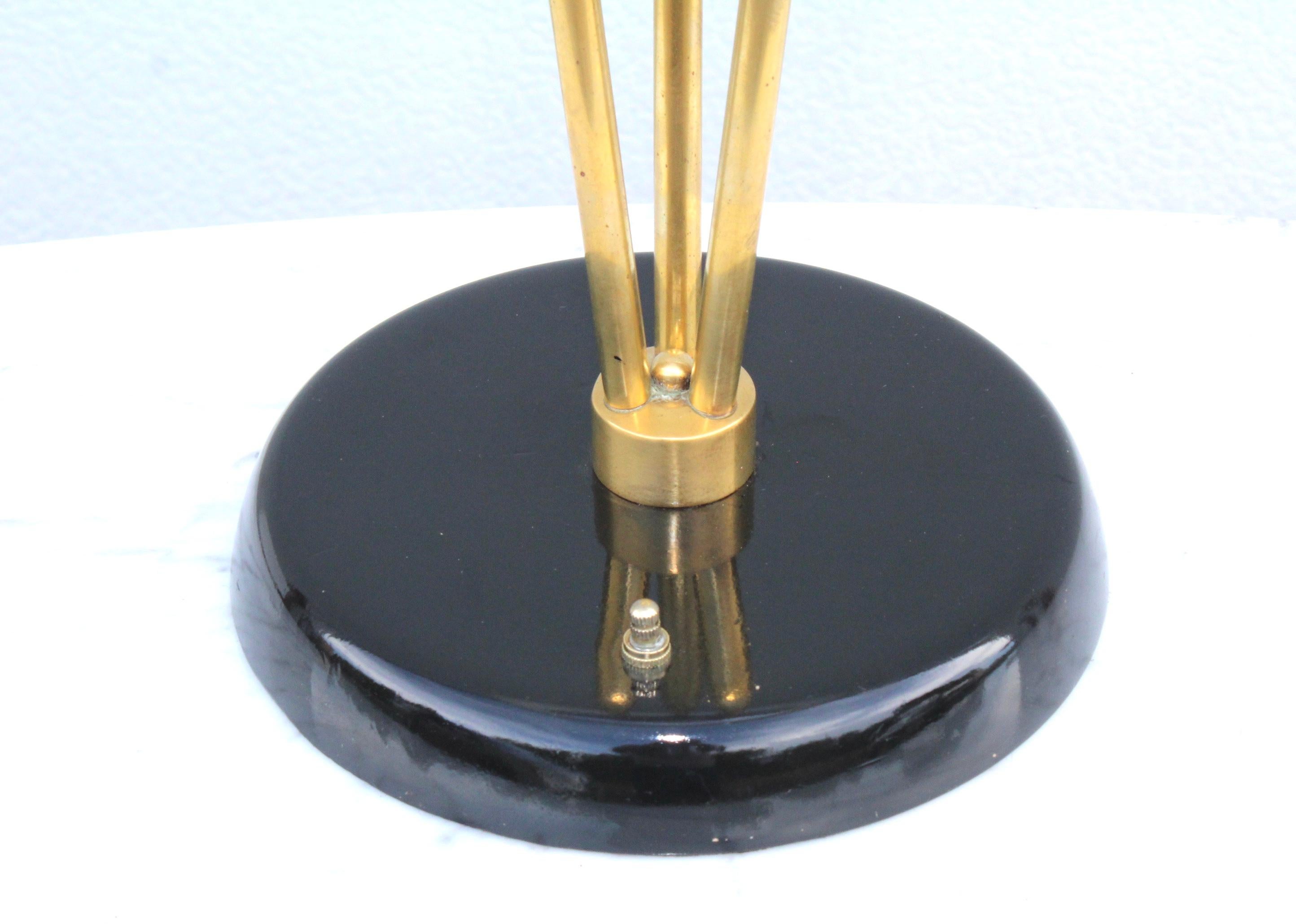 Gerald Thurston Style Brass Table Lamps For Sale 9