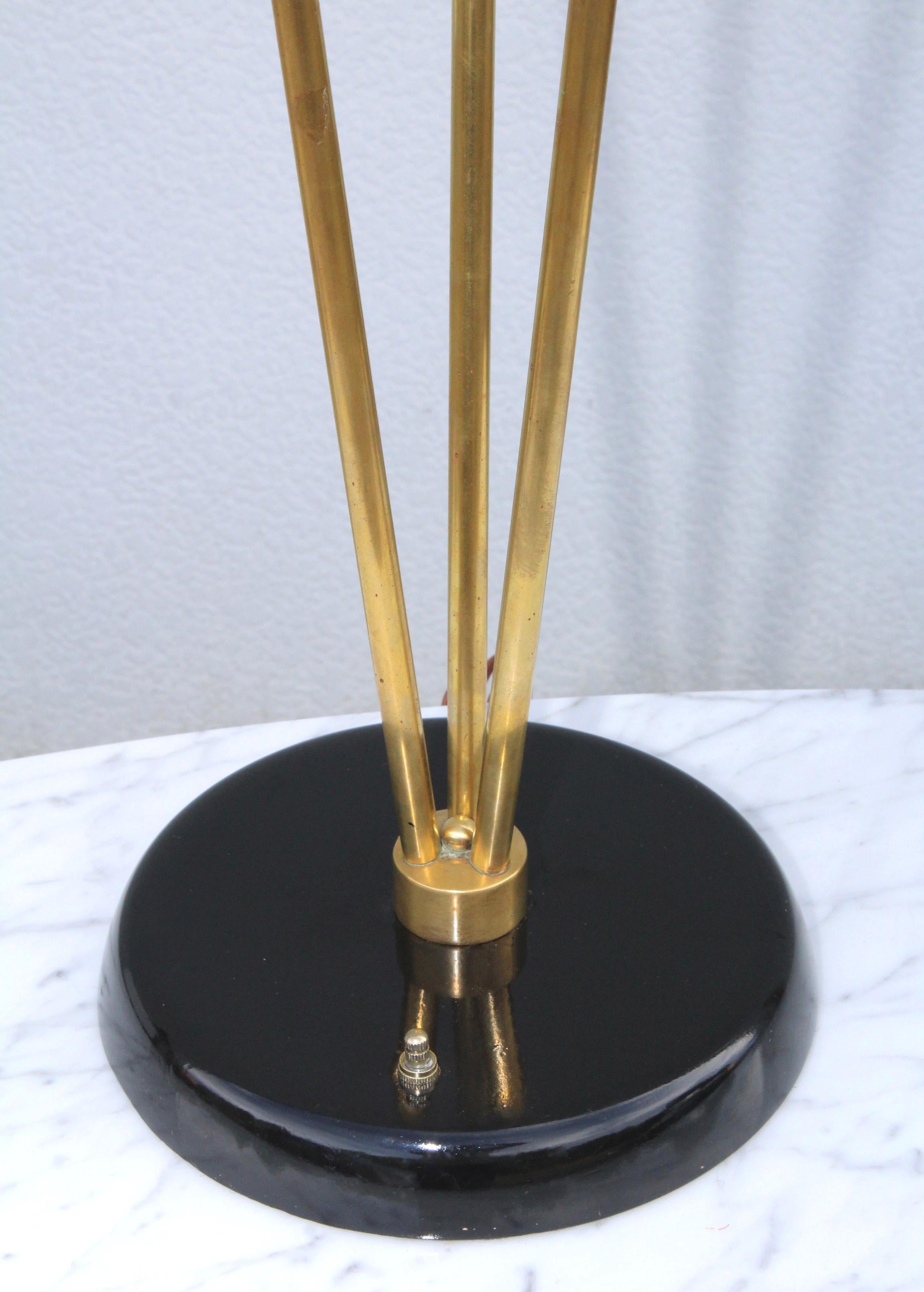 Gerald Thurston Style Brass Table Lamps For Sale 12