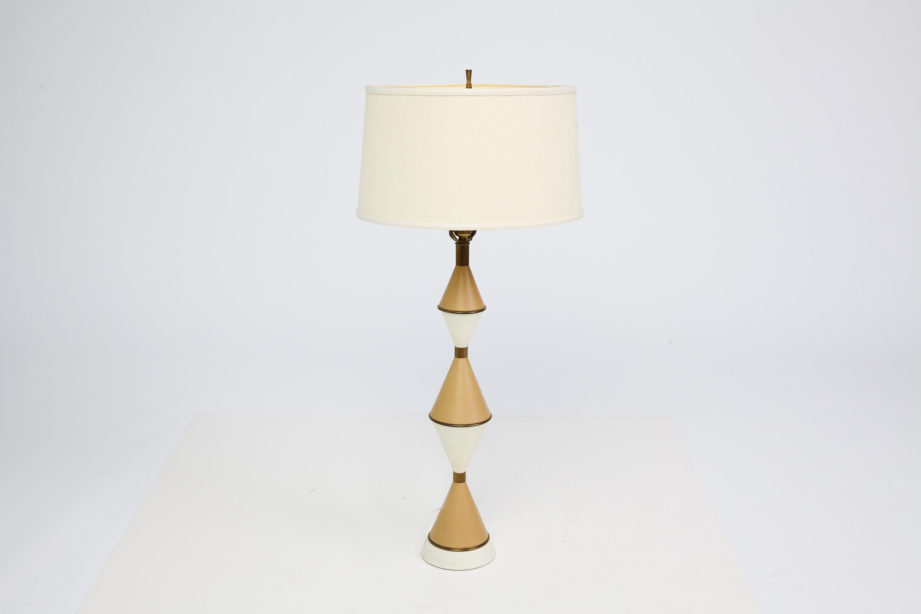 Gerald Thurston Style Mid-Century Modern Sculptural Lamps In Good Condition In Saint Louis, MO