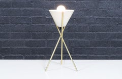 Gerald Thurston Tripod Brass Table Lamp for Lightolier