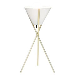 Gerald Thurston Tripod Brass Table Lamp for Lightolier