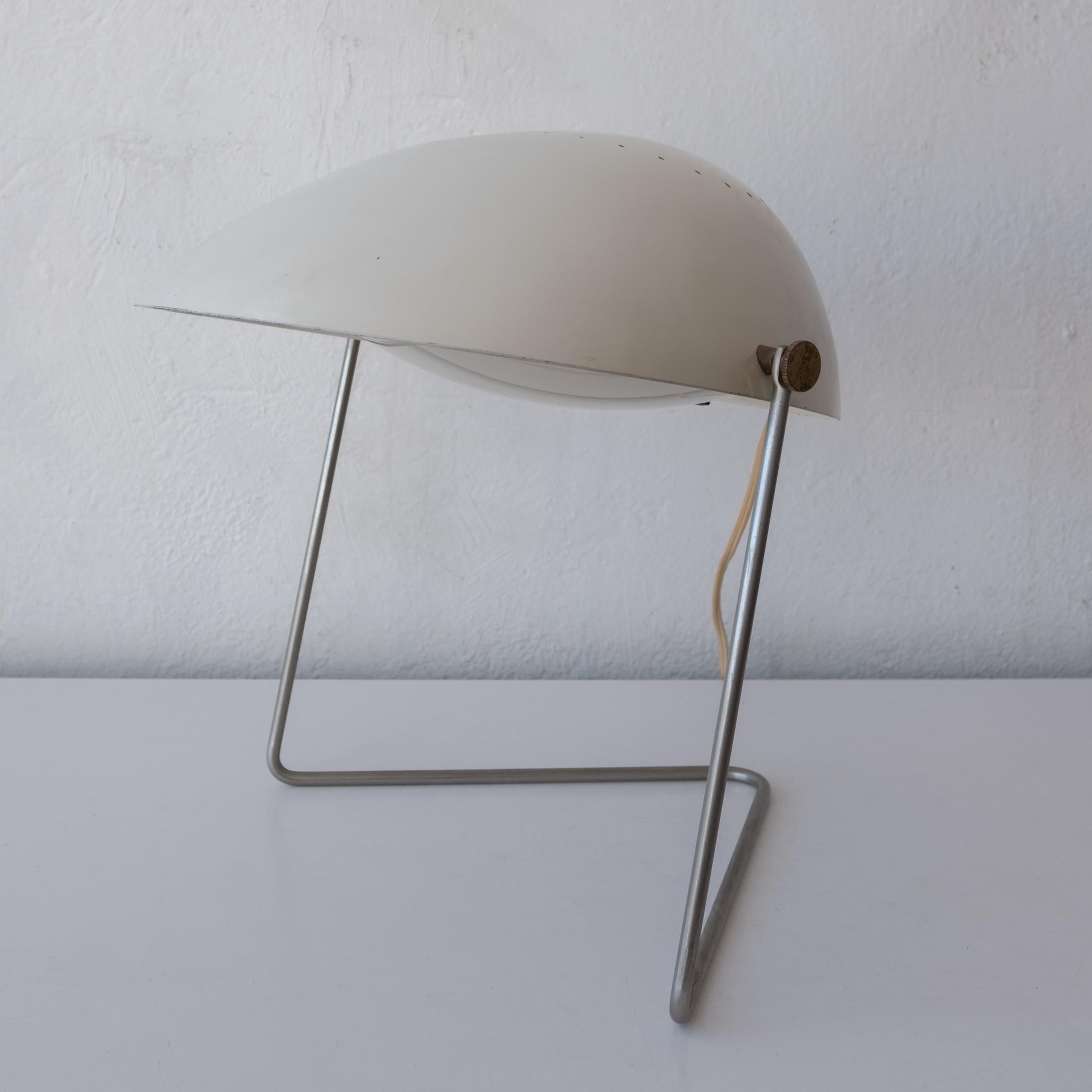 Metal Gerald Thurston Wall Table or Desk Cricket Lamp Midcentury , 1950s