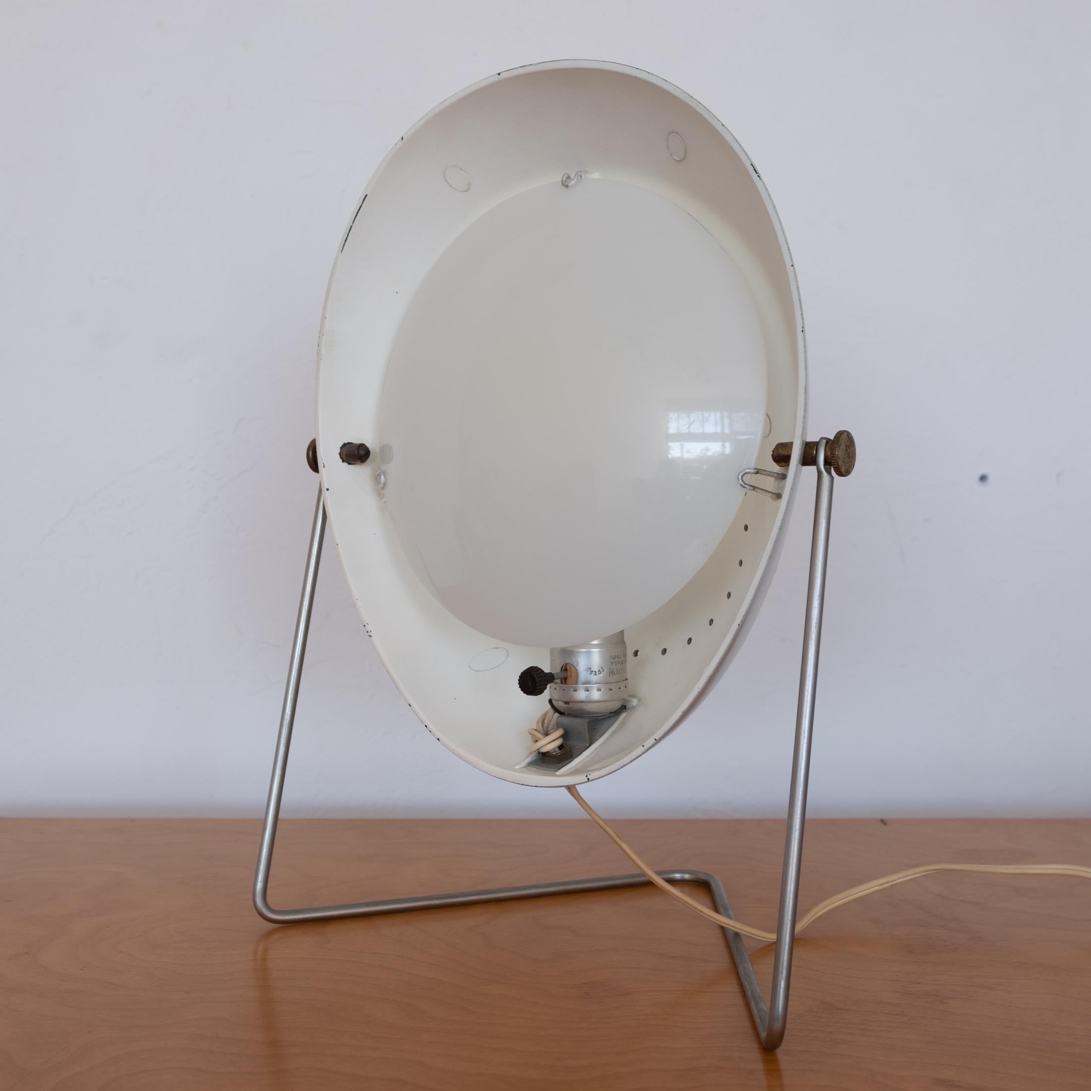 Gerald Thurston Wall Table or Desk Cricket Lamp Midcentury , 1950s 1