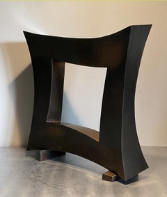 „Curvature Box“ einzigartige Bronzeskulptur