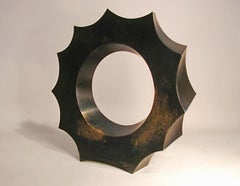 Sea Circle - bronze sculpture by Northwest sculptor Gerard Tsutakawa