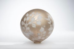 Gérald Vatrin "Monnaie du Pape III" sculpture en verre soufflé doré