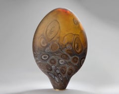 Gérald Vatrin "Poésie du Hasard" sculpture en verre