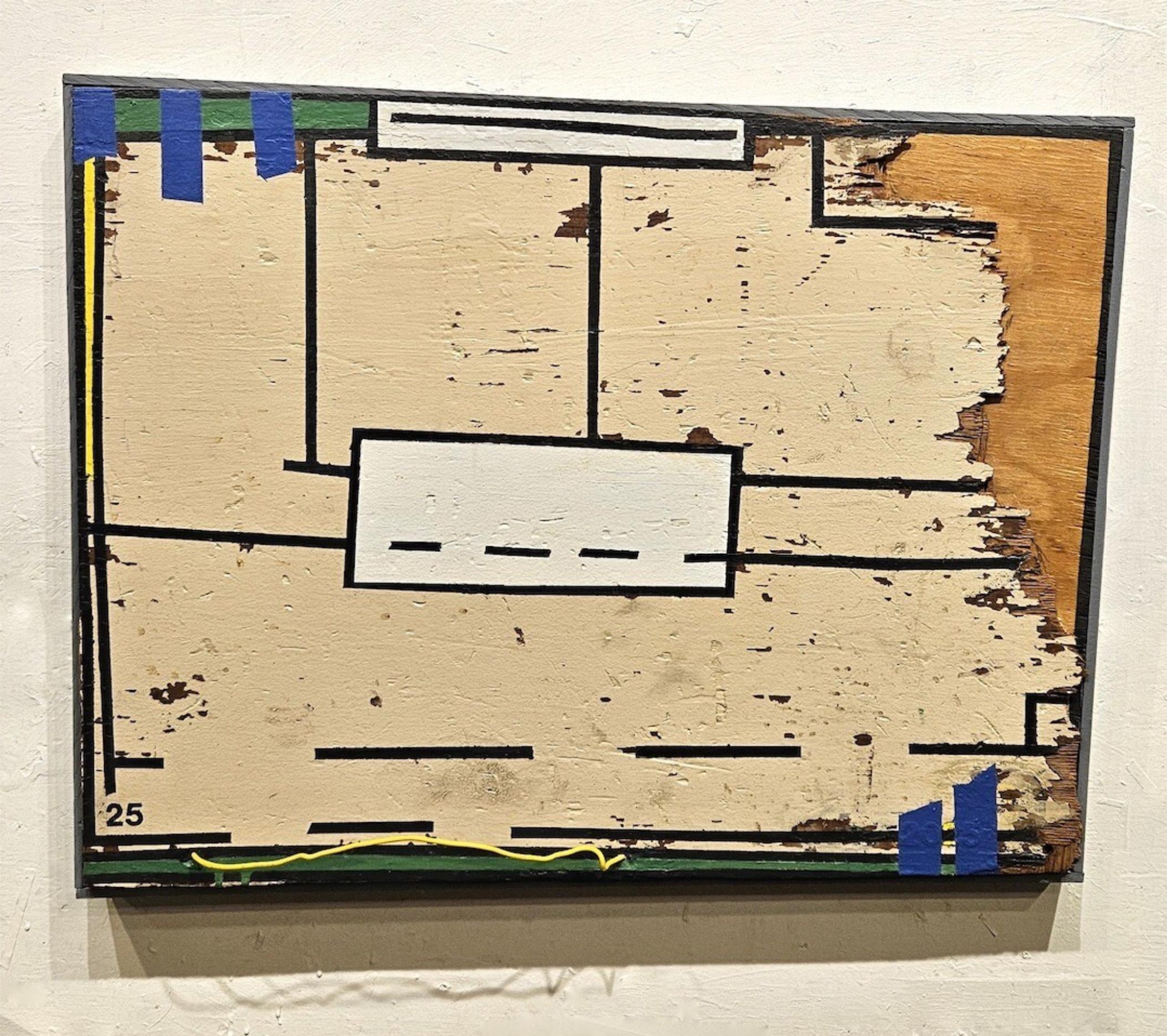 NIVEAUS : Kunstwerk mit gemischten Medien