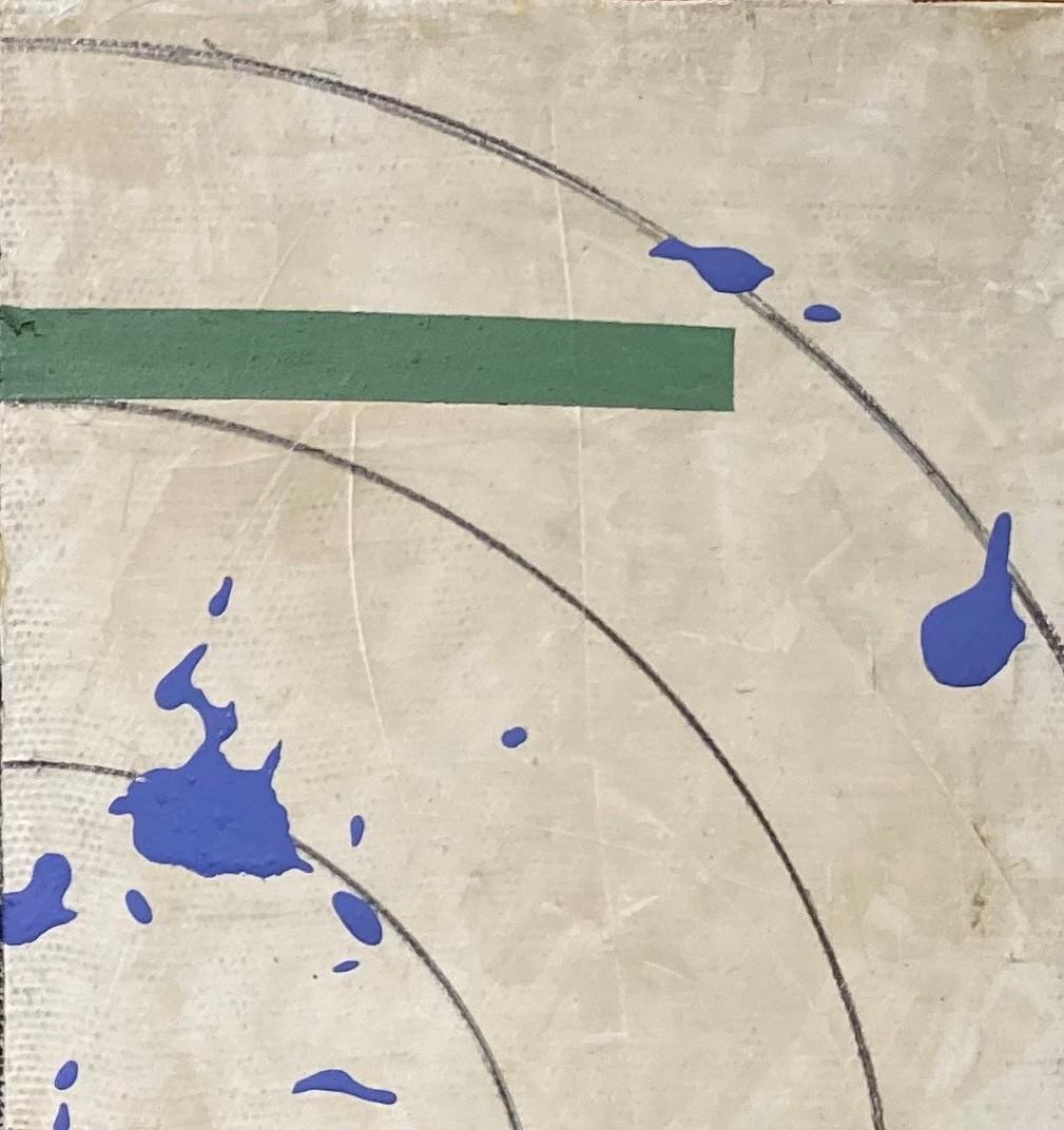 Œuvre d'art géométrique abstraite réalisée par l'artiste contemporain Gerald Wolfe.

Les pièces murales de Gerald Wolfe ont un aspect tridimensionnel et architectural. L'approche de l'artiste pour ses peintures est intuitive. Il crée méticuleusement