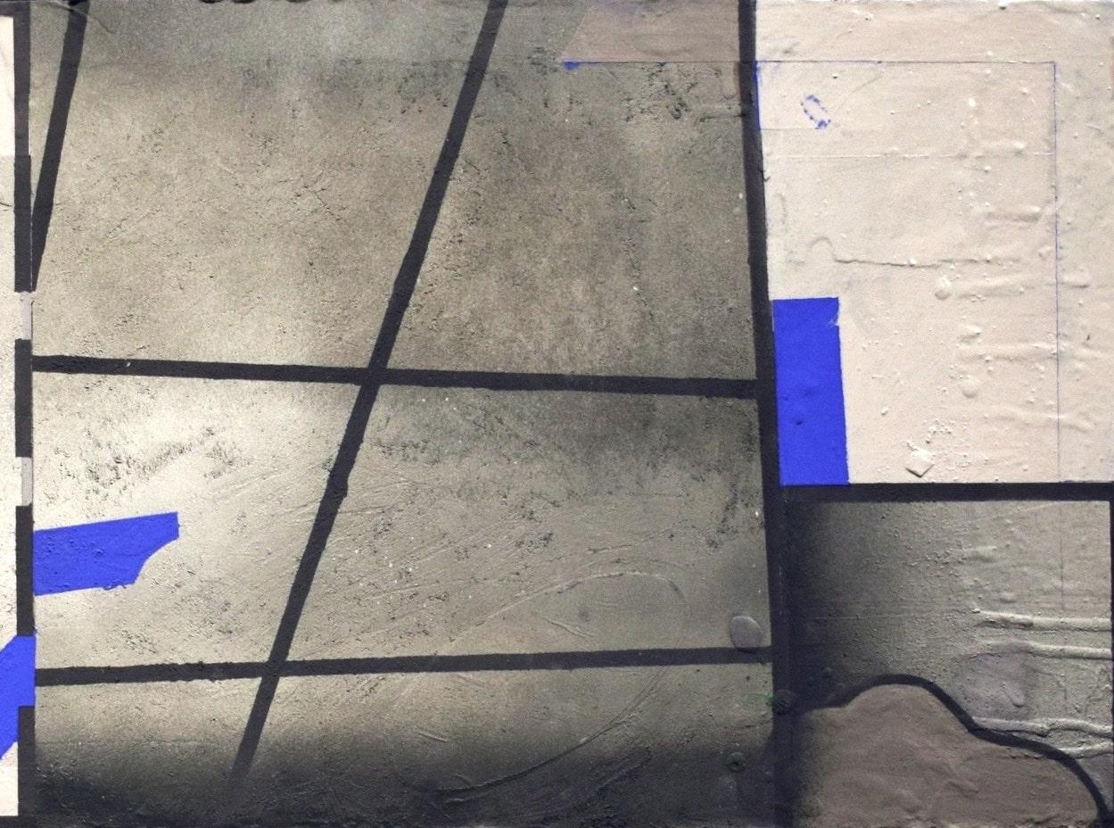 Senza titolo (Trittico 6) : opera d'arte contemporanea astratta - Painting Astrattismo geometrico di Gerald Wolfe