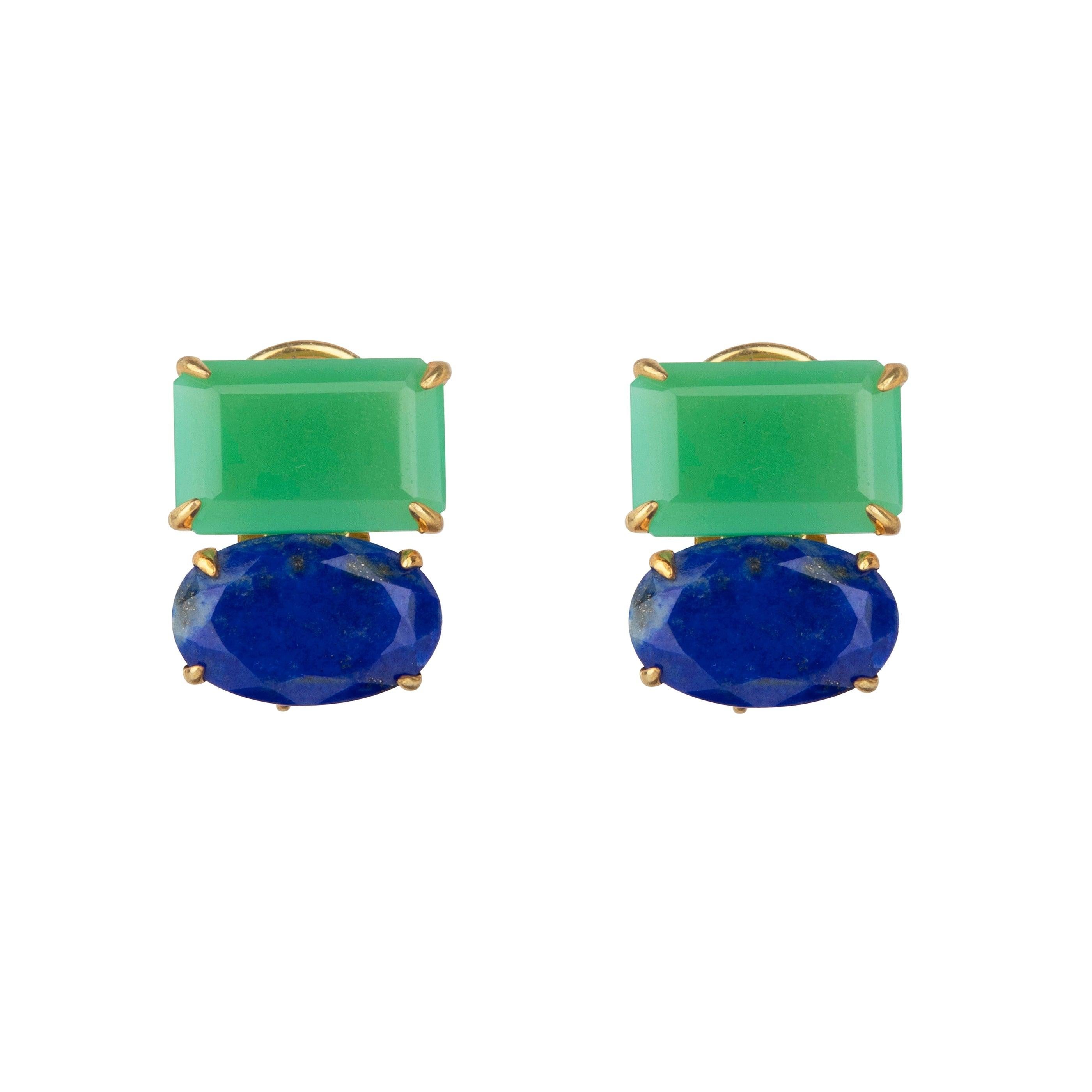 Geraldine Clip On Earrings (more colors) For Sale 1