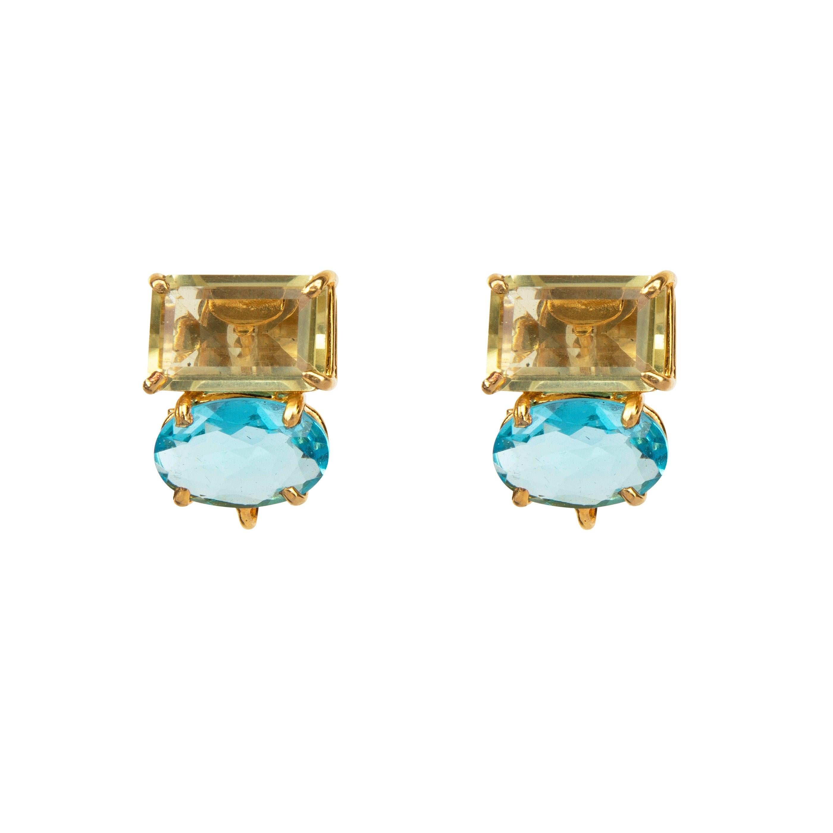 Geraldine Clip On Earrings (more colors) For Sale 2