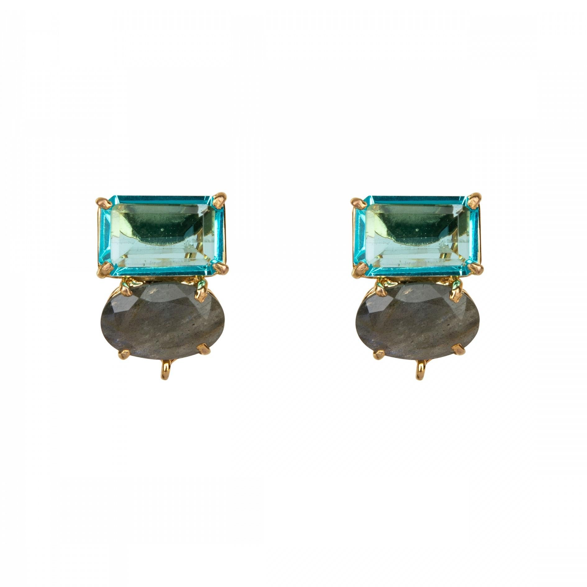 Geraldine Clip On Earrings (more colors) For Sale 3