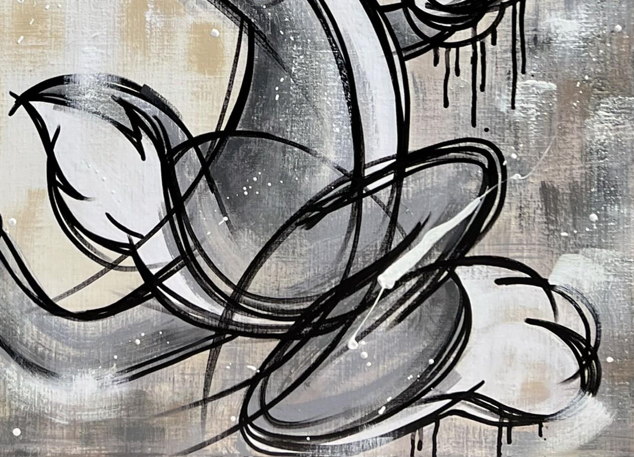 Häschen II (Pop-Art), Painting, von Geraldine Morin