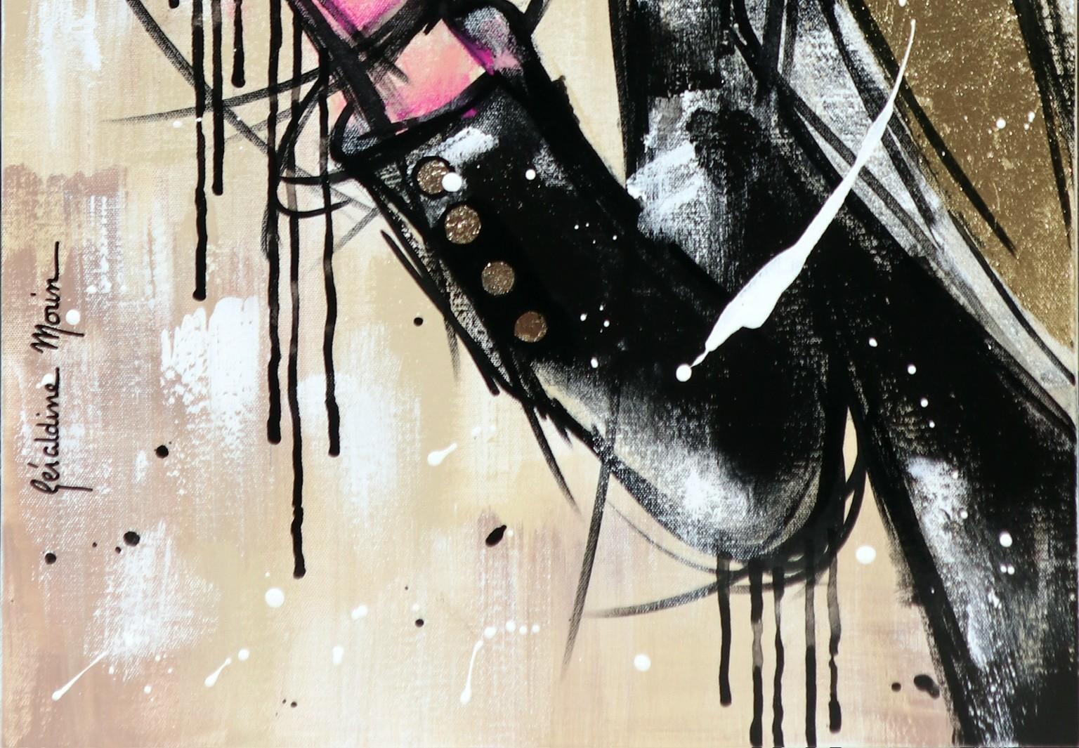 PINK WHO - Painting de Geraldine Morin