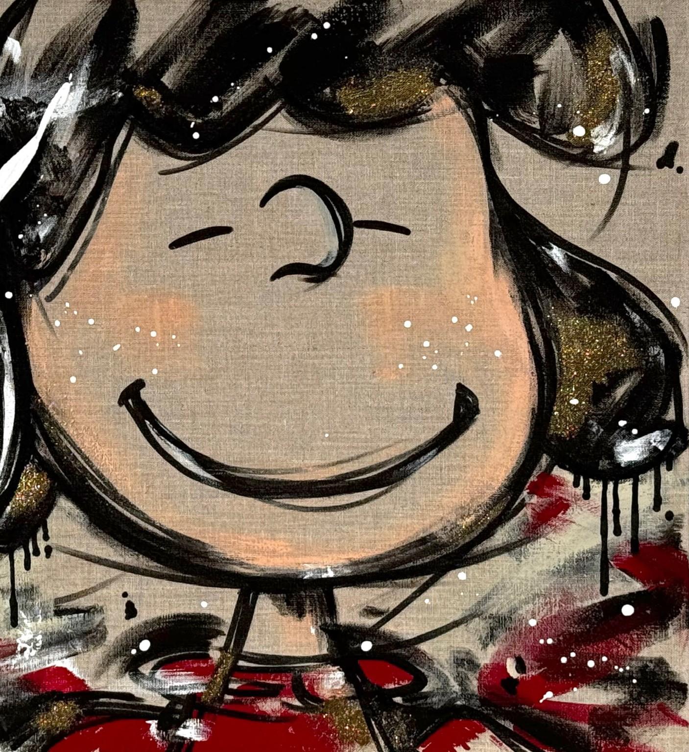SNOOPY (Pop-Art), Painting, von Geraldine Morin