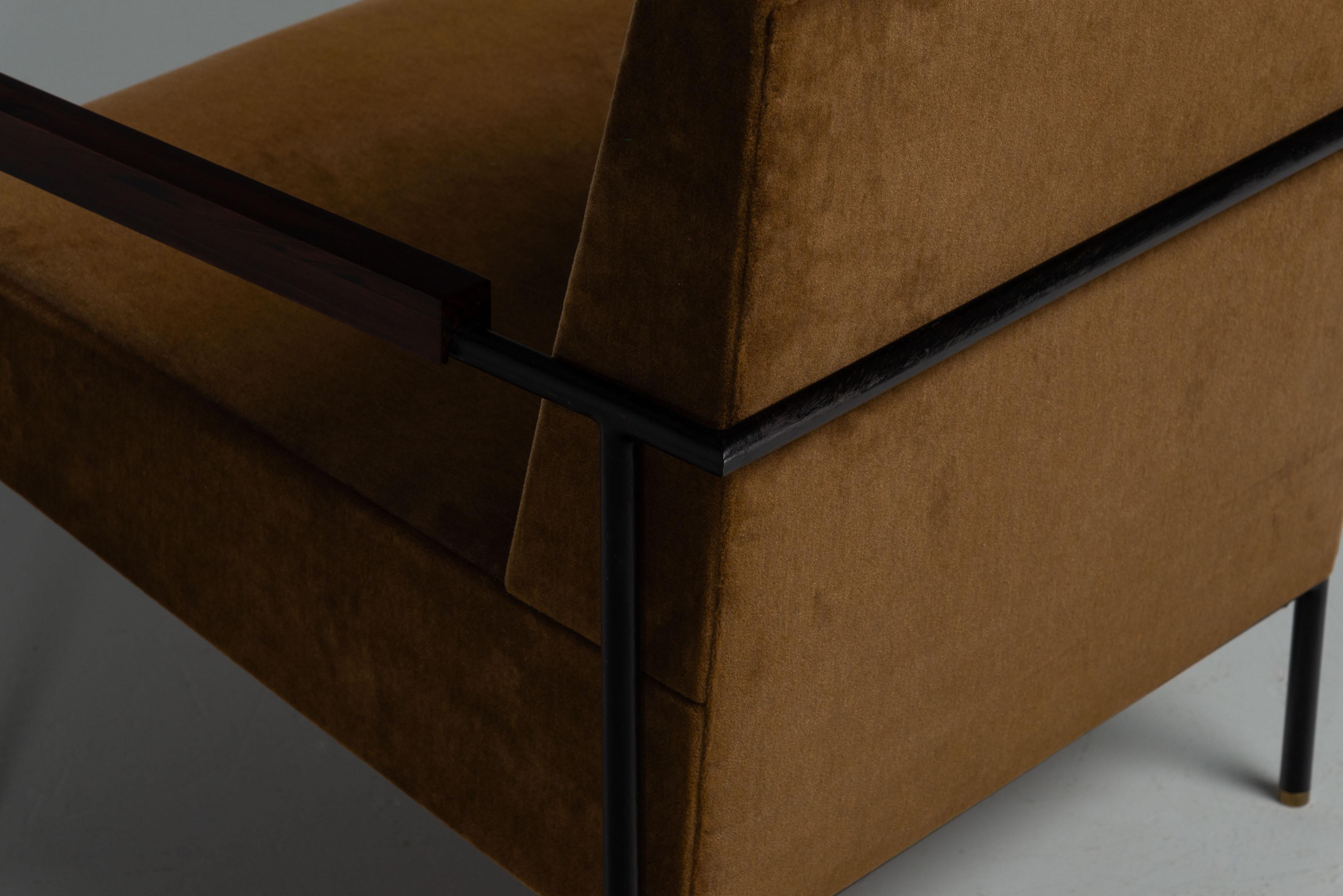 Geraldo de Barros arm chairs Unilabor Brazil 1950 For Sale 6