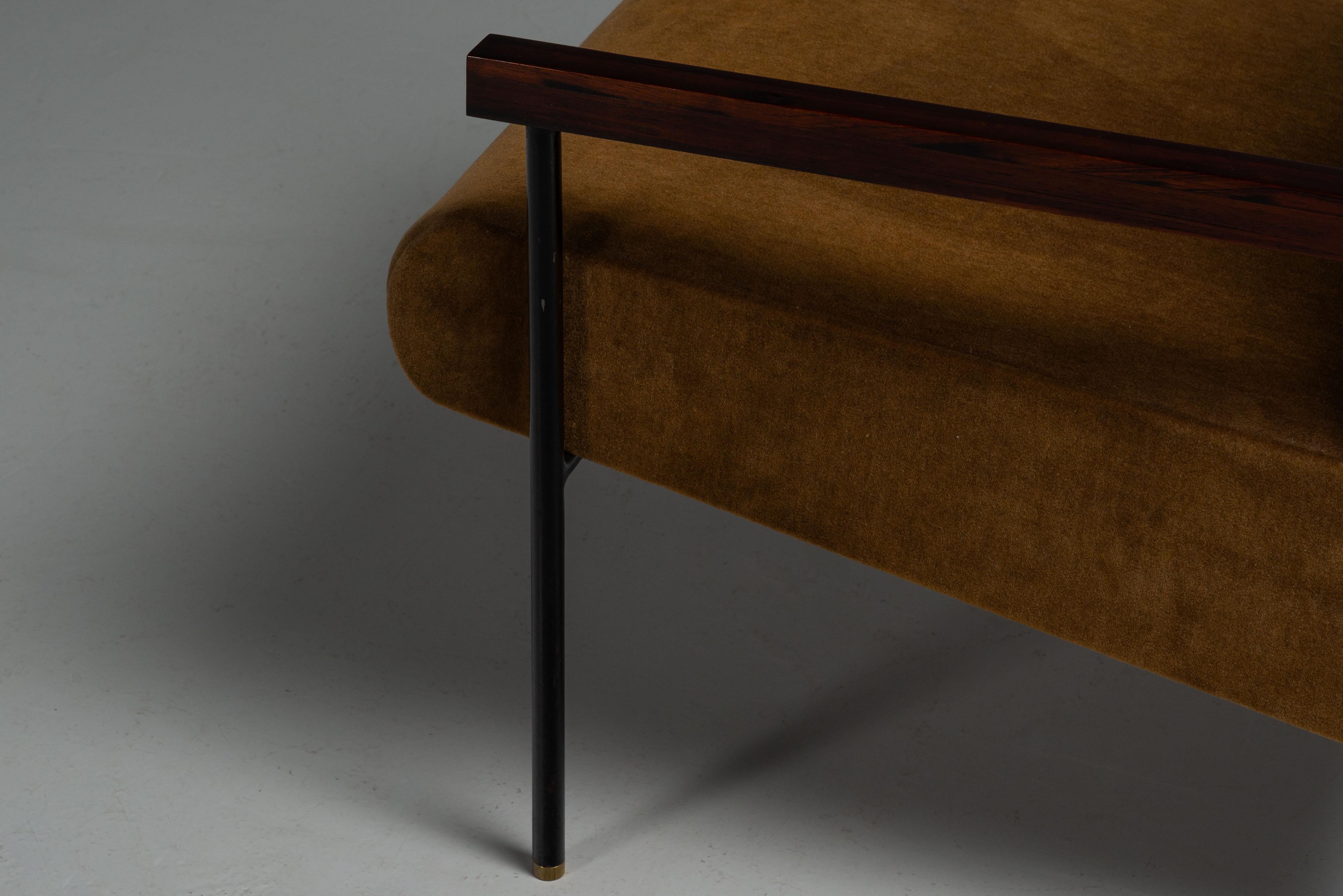 Geraldo de Barros arm chairs Unilabor Brazil 1950 For Sale 7