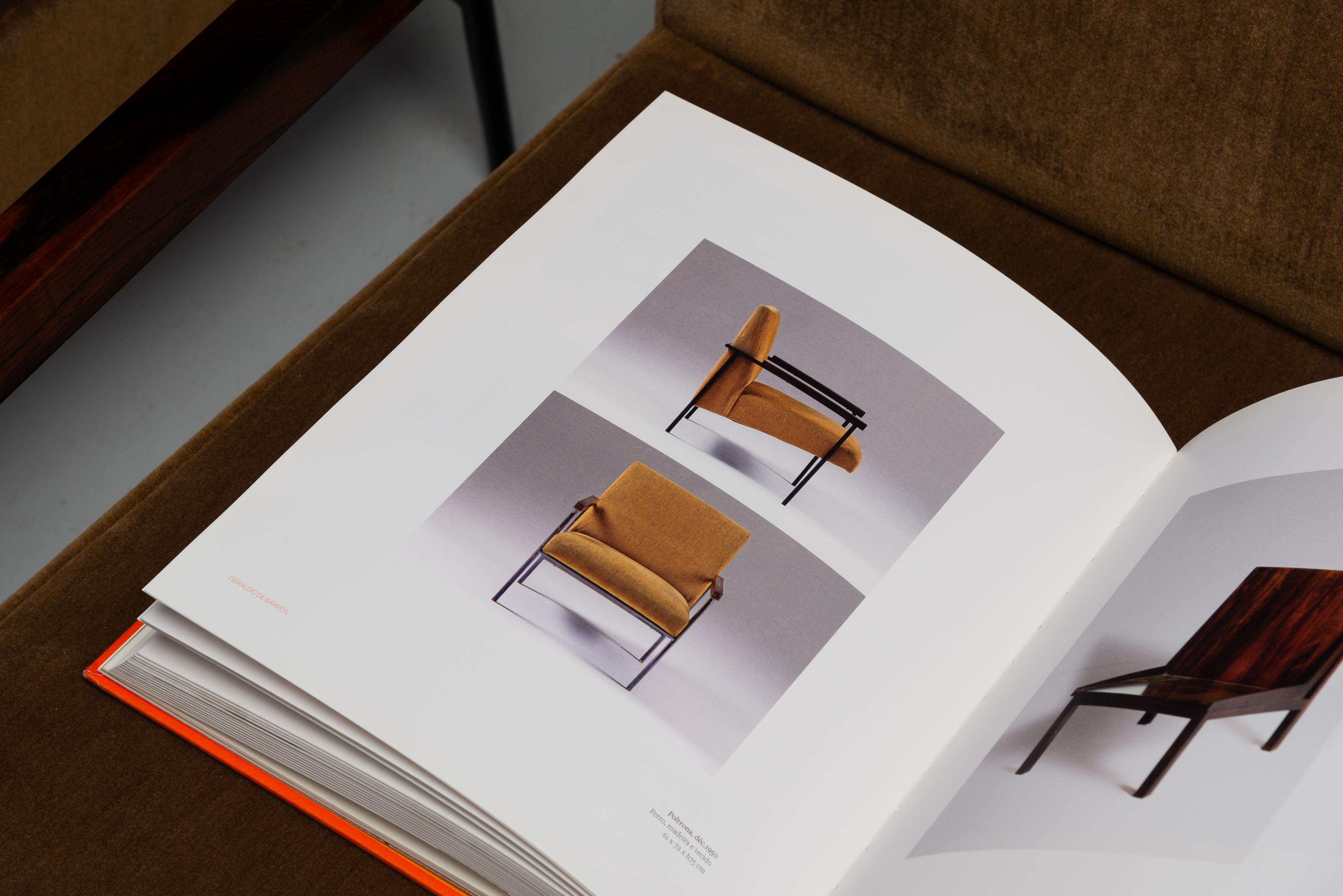 Geraldo de Barros arm chairs Unilabor Brazil 1950 For Sale 12