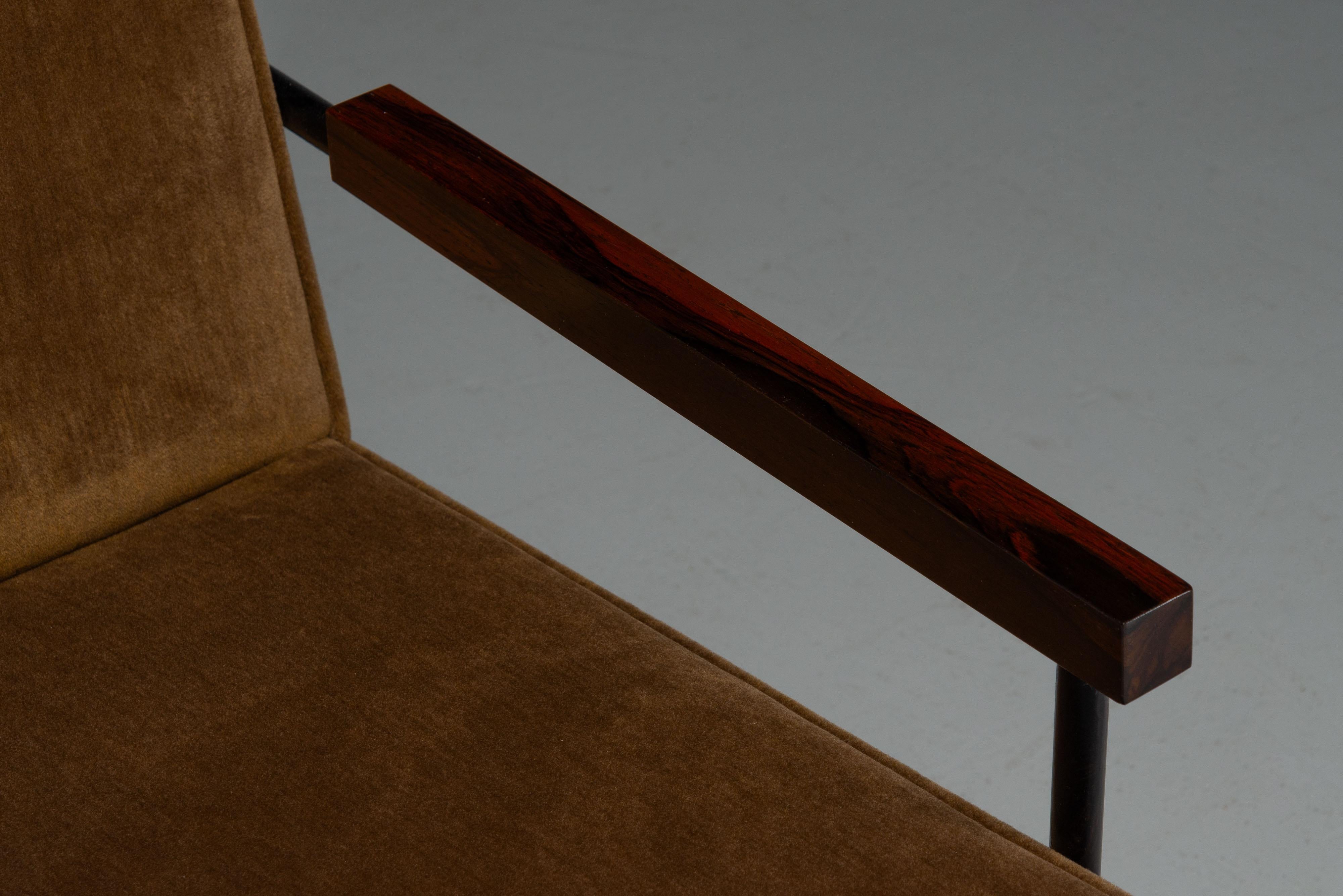 Geraldo de Barros arm chairs Unilabor Brazil 1950 For Sale 2