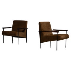 Geraldo de Barros arm chairs Unilabor Brazil 1950